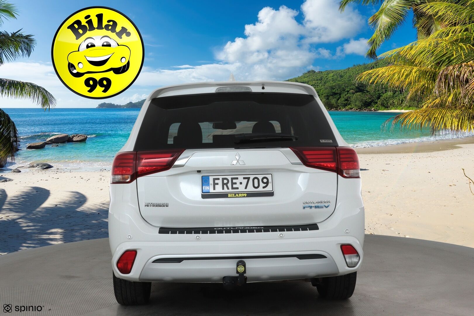 Mitsubishi Outlander PHEV 2019 Business X **Vakkari / 360.kamera / LED / KeylessGo / Timanttinahat / Sähköpenkit / Koukku** - Merkkihuollettu / Kahdet renkaat aluvanteilla
