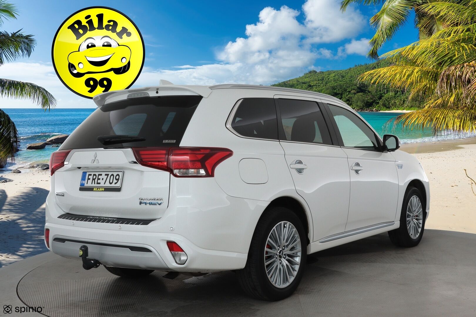 Mitsubishi Outlander PHEV 2019 Business X 4WD 5P * 360-Kamera / Vetokoukku / Tikattu Nahkasisusta / LED / Ratinlämmitys * - Merkkihuollettu / Kahdet renkaat aluvanteilla