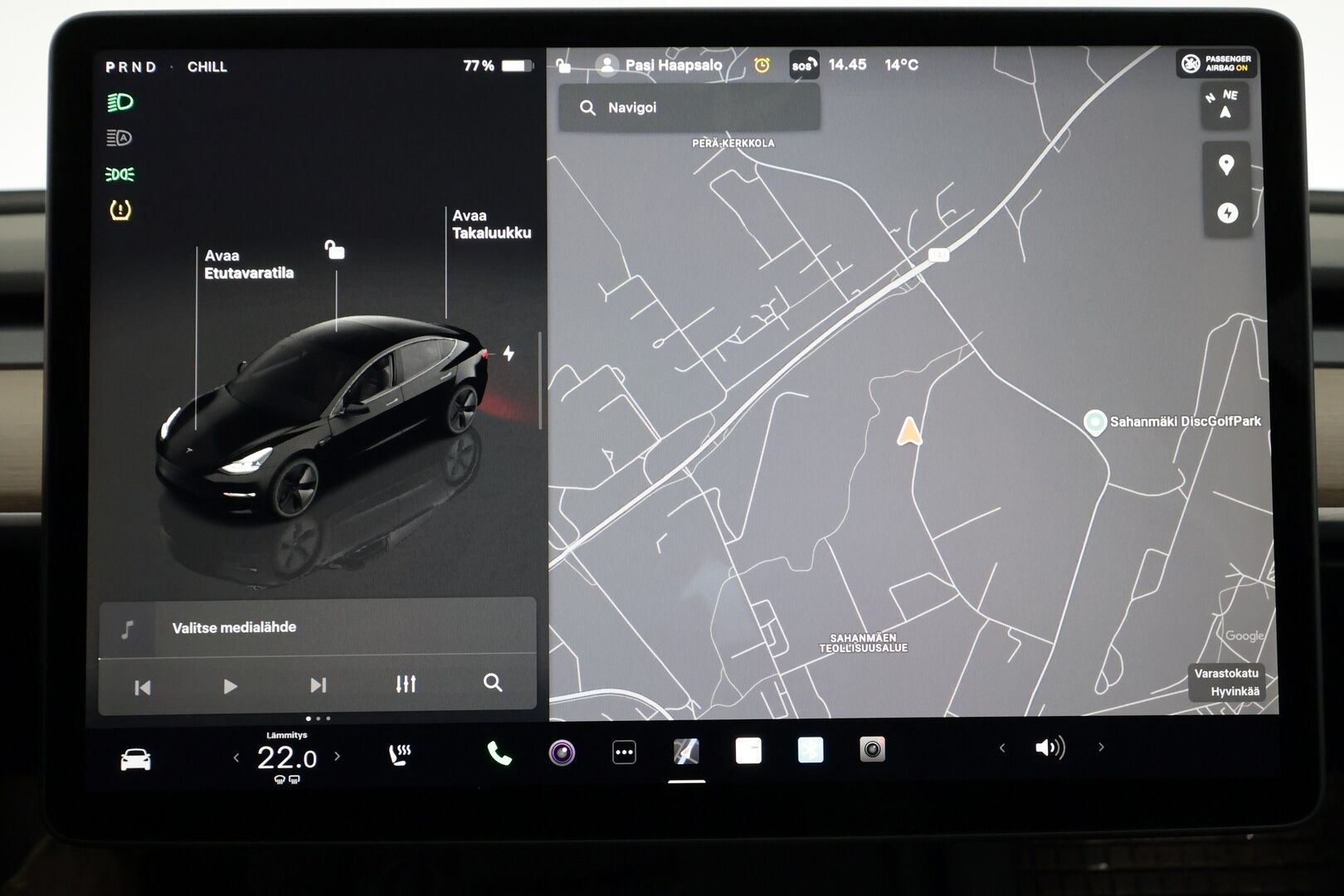 Tesla Model 3 2023 Long Range - | ILP | Koukku | Lasikatto | ACC | Matrix-LED | P.Kamera | Muistipenkki | Premium Audio | Navi | Kaistavahti | Keyless | 1-om Suomi-auto | 2x Latauskaapelit | Kahdet renkaat |