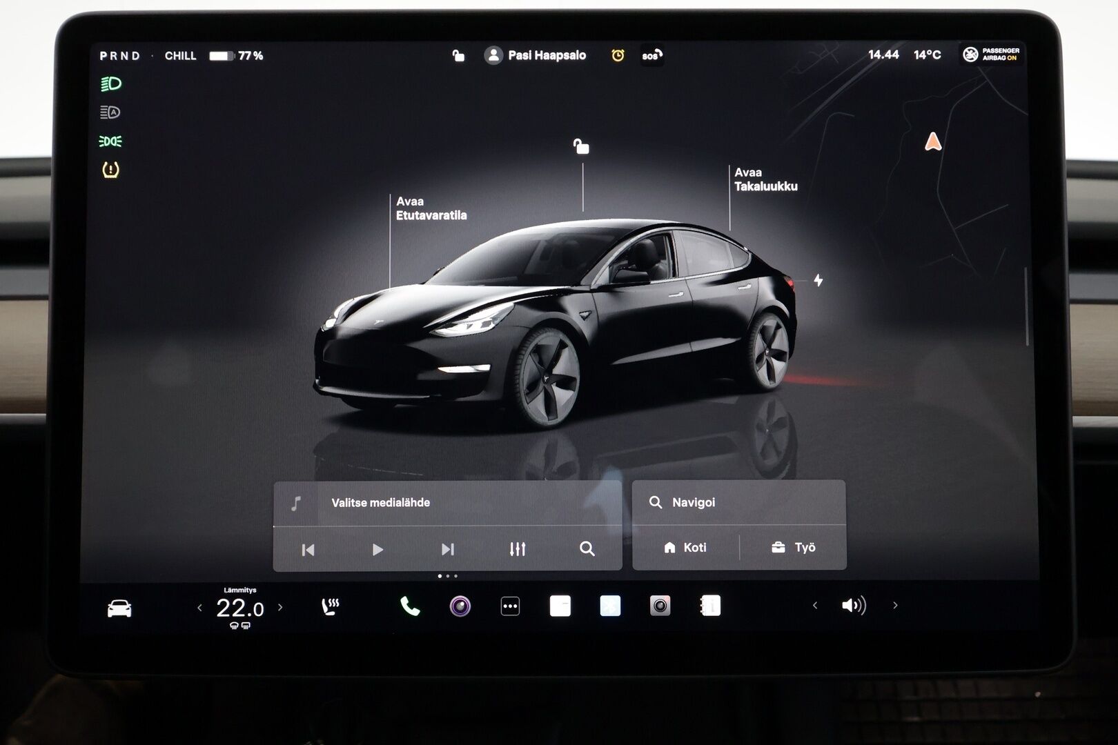 Tesla Model 3 2023 Long Range - | ILP | Koukku | Lasikatto | ACC | Matrix-LED | P.Kamera | Muistipenkki | Premium Audio | Navi | Kaistavahti | Keyless | 1-om Suomi-auto | 2x Latauskaapelit | Kahdet renkaat |