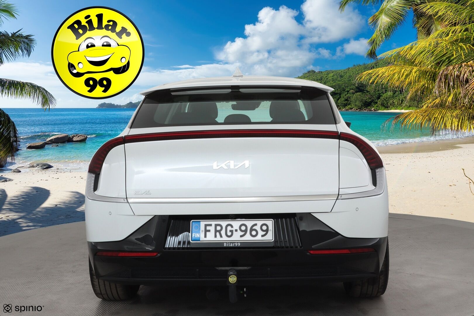 Kia EV6 2023 AWD 58 kWh 235 hv * ACC / Koukku / ILP / P.Kamera / Muistipenkki / Navi / LED / Keyless / Sähköluukku * - 1.Om Suomi-auto / Kahdet renkaat aluvanteilla / Merkkihuollettu - HULLUT AVAJAISHULINAT KORKOTARJOUS 3,29 %