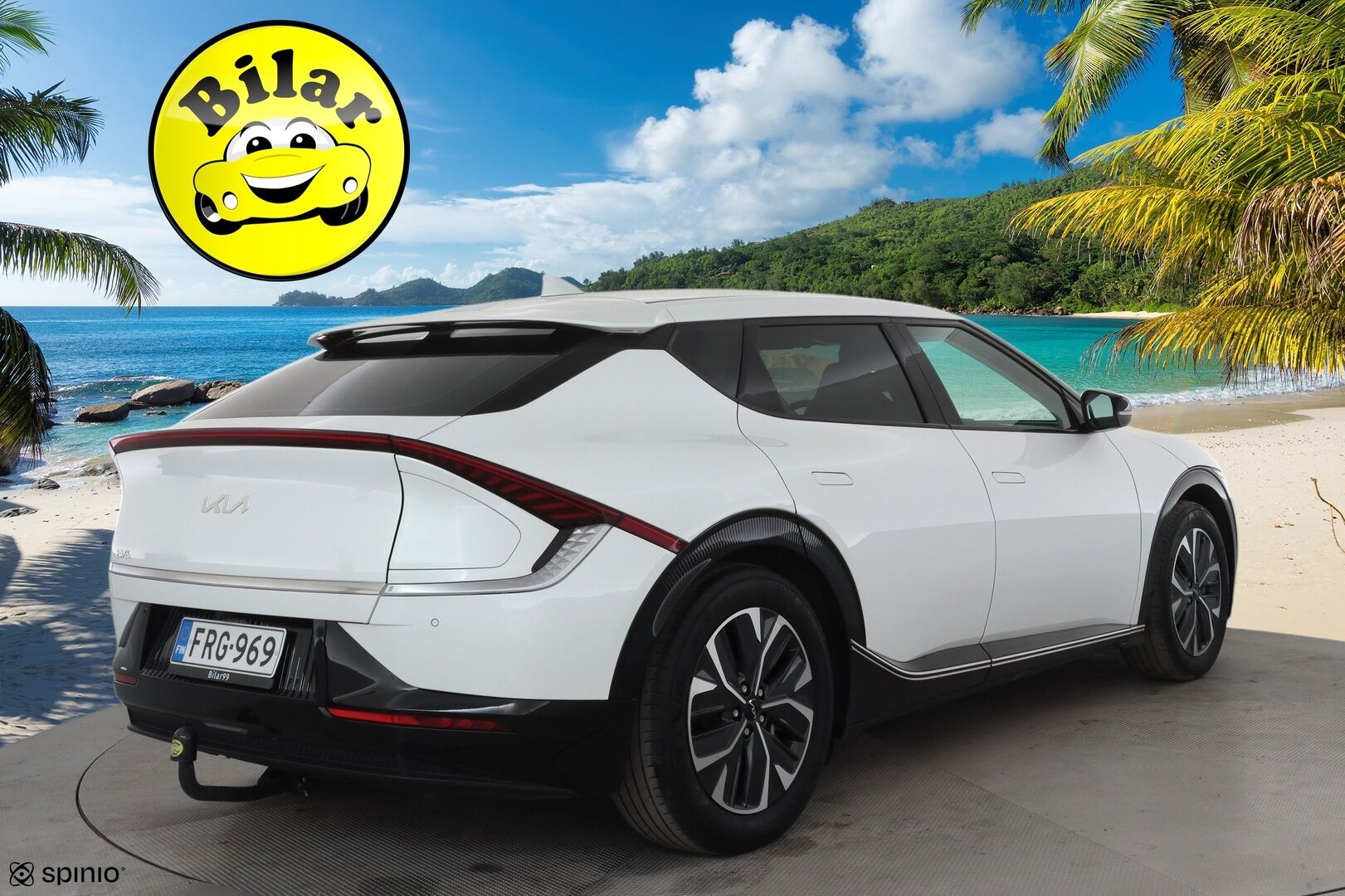 Kia EV6 2023 AWD 58 kWh 235 hv - ACC | Koukku | ILP | P.Kamera | Muistipenkki | Navi / LED | Keyless | Sähköluukku