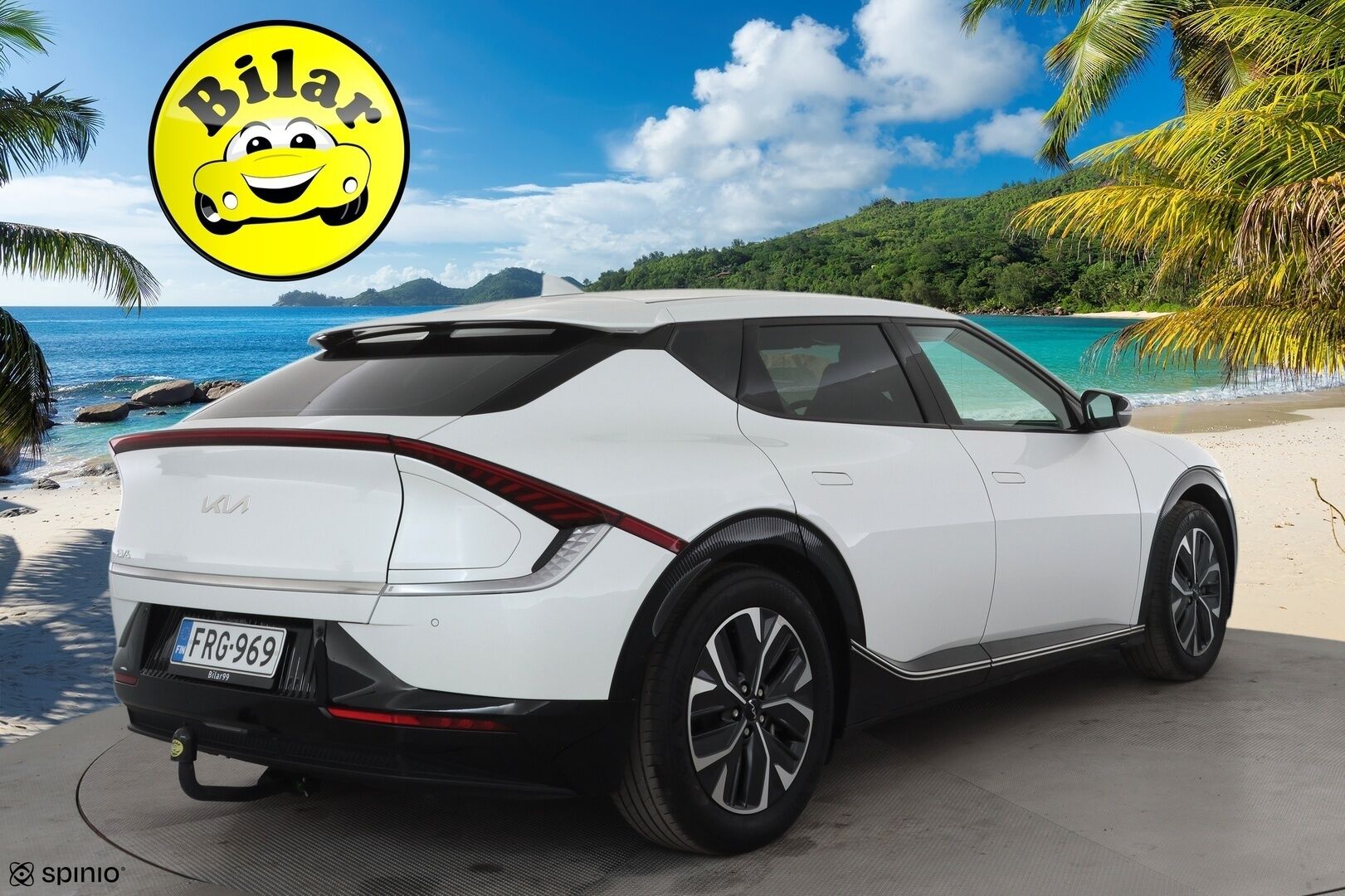 Kia EV6 2023 AWD 58 kWh 235 hv - ACC | Koukku | ILP | P.Kamera | Muistipenkki | Navi | LED | Keyless | Sähköluukku