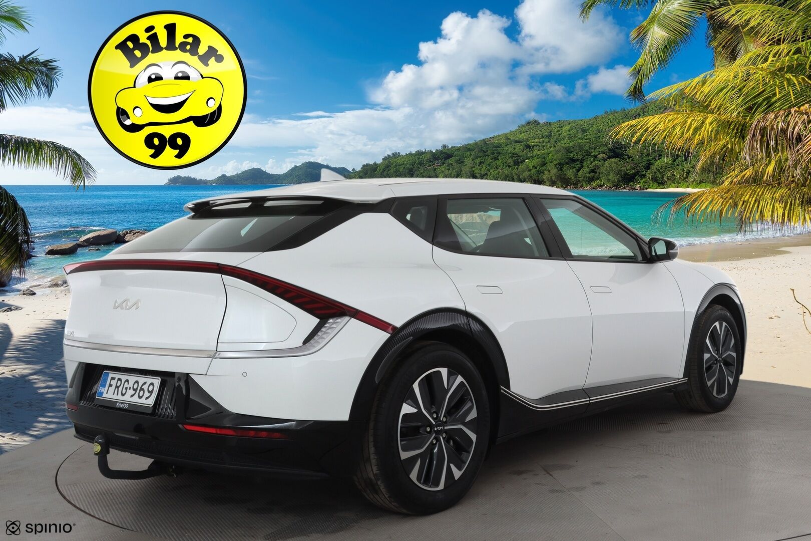 Kia EV6 2023 AWD 58 kWh 235 hv * ACC / Koukku / ILP / P.Kamera / Muistipenkki / Navi / LED / Keyless / Sähköluukku * - 1.Om Suomi-auto / Kahdet renkaat aluvanteilla / Merkkihuollettu - HULLUT AVAJAISHULINAT KORKOTARJOUS 3,29 %