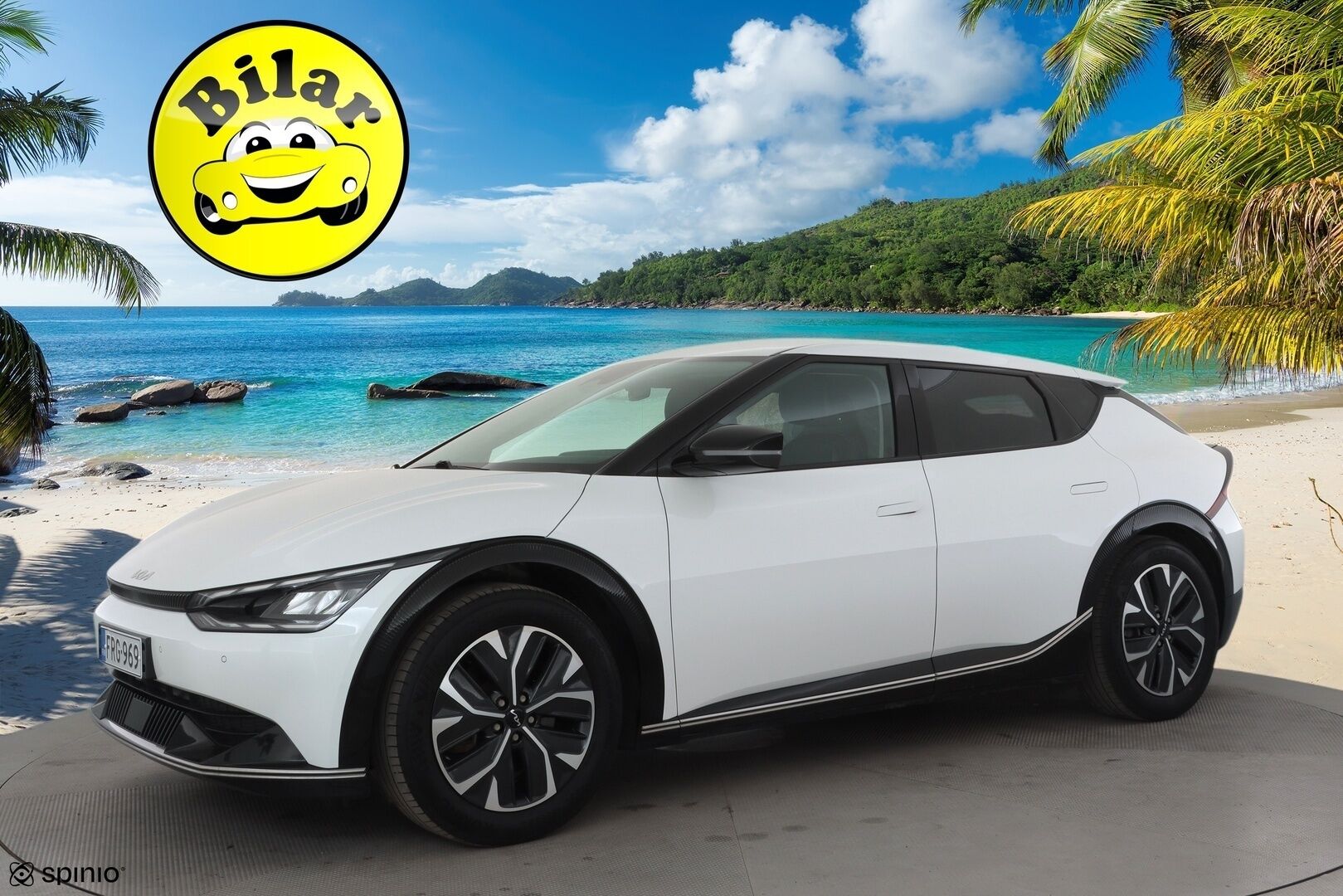 Kia EV6 2023 AWD 58 kWh 235 hv - ACC | Koukku | ILP | P.Kamera | Muistipenkki | Navi | LED | Keyless | Sähköluukku
