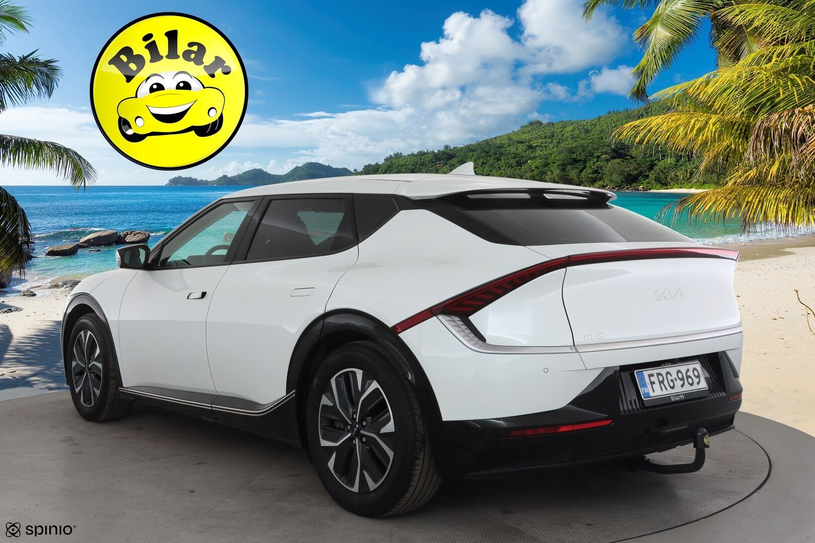 Kia EV6 2023 AWD 58 kWh 235 hv - ACC | Koukku | ILP | P.Kamera | Muistipenkki | Navi / LED | Keyless | Sähköluukku