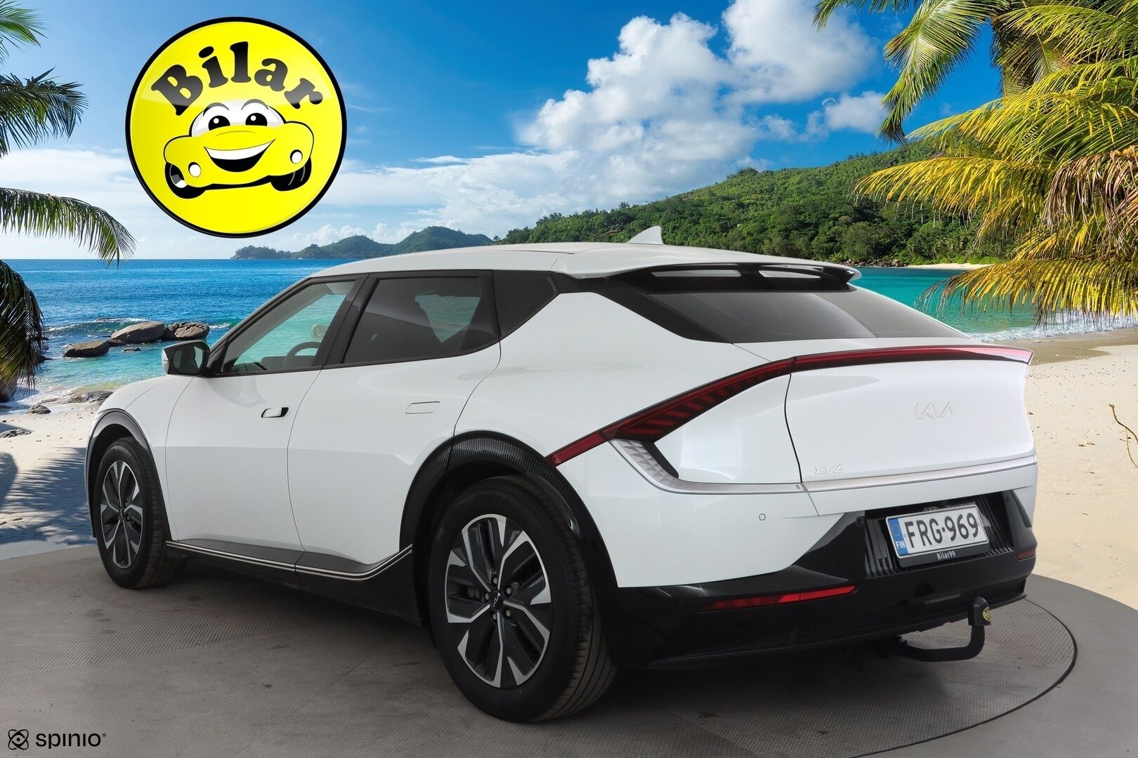 Kia EV6 2023 AWD 58 kWh 235 hv - ACC | Koukku | ILP | P.Kamera | Muistipenkki | Navi | LED | Keyless | Sähköluukku