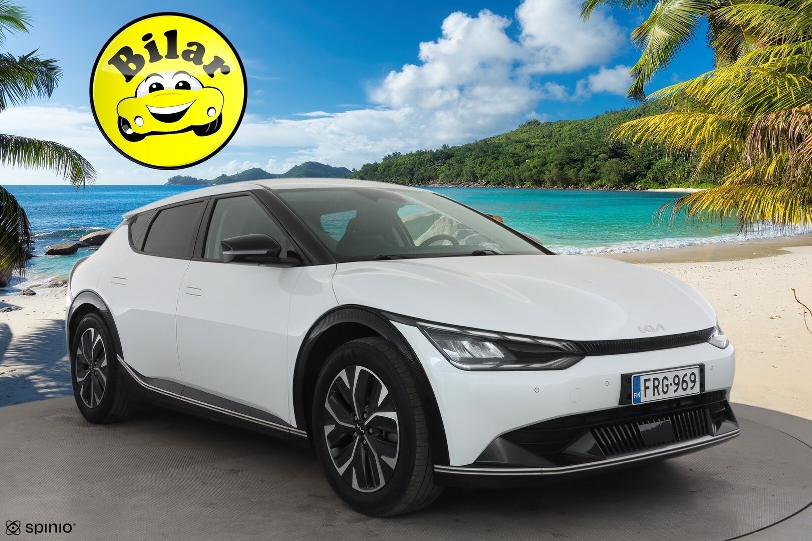 Kia EV6 2023 AWD 58 kWh 235 hv - ACC | Koukku | ILP | P.Kamera | Muistipenkki | Navi | LED | Keyless | Sähköluukku