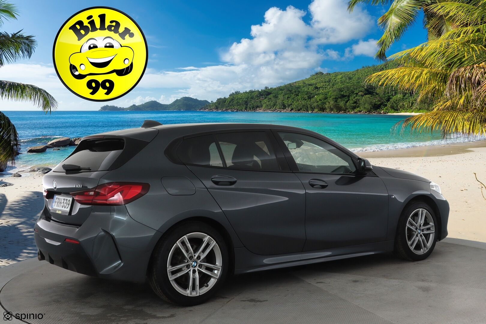 BMW 118 2020 F40 Hatchback 118i A Business M Sport **Vakkari / Sporttipenkit / LED / Hifi / P.tutkat / Digimittaristo** - Kahdet renkaat aluvanteilla