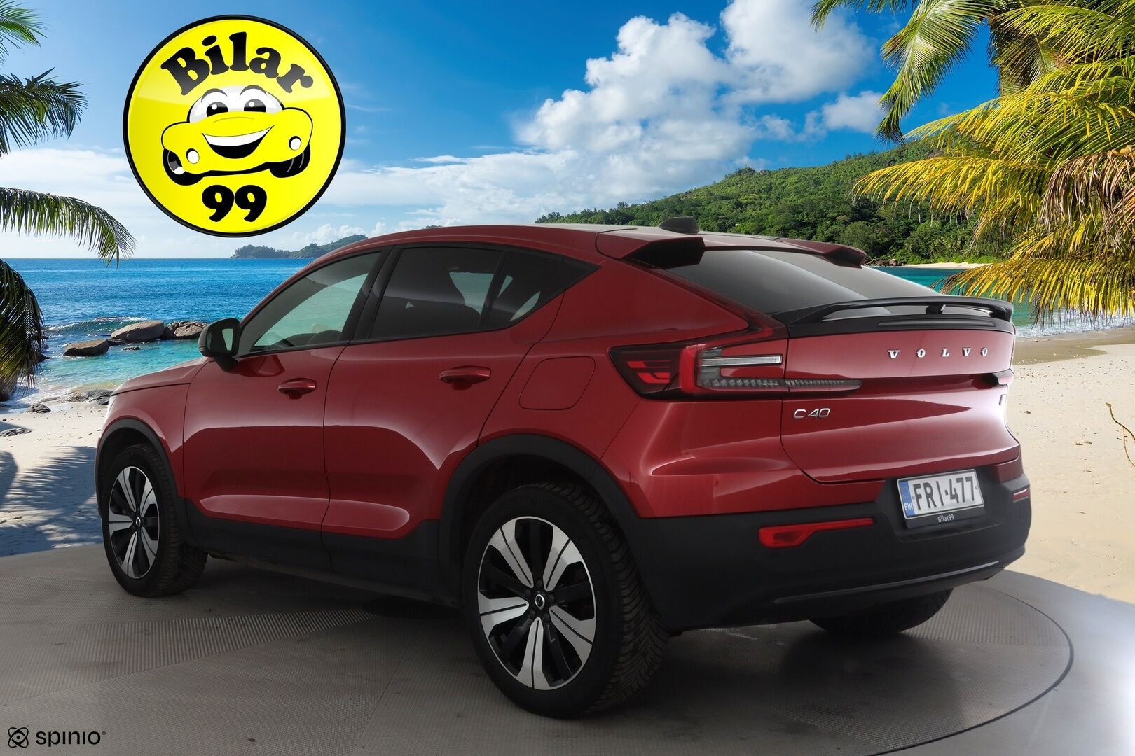 Volvo C40 2023 Recharge Single Plus * ACC / ILP / P.kamera / BLIS / Facelift / LED / Navi / Lasikatto / Muistipenkki * - 1.Om Suomi-auto / Kahdet renkaat aluvanteilla / Merkkihuollettu