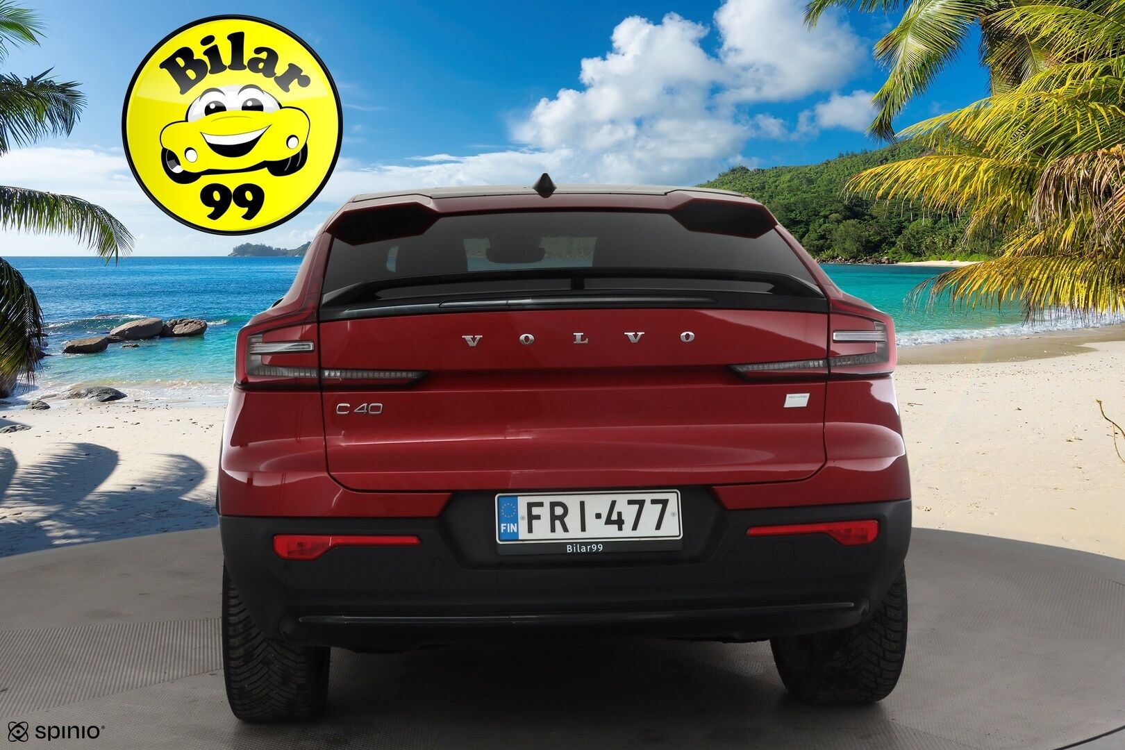 Volvo C40 2023 Recharge Single Plus * ACC / ILP / P.kamera / BLIS / Facelift / LED / Navi / Lasikatto / Muistipenkki * - 1.Om Suomi-auto / Kahdet renkaat aluvanteilla / Merkkihuollettu