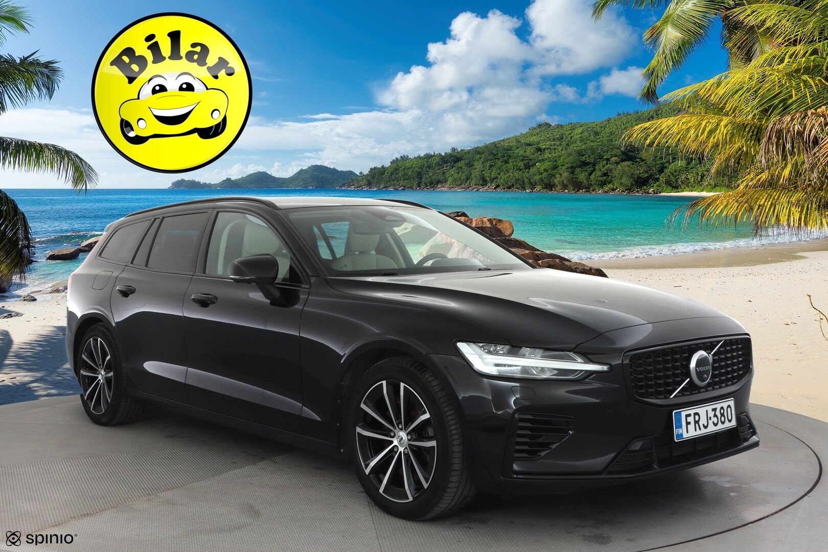 Volvo V60 2023 T6 AWD Long Range Plus Dark aut - | ACC | Muistinahat | 360° | Pilot assist | High performance audio | LED | Lämm. tuulilasi | 1-om suomiauto | ALV | 