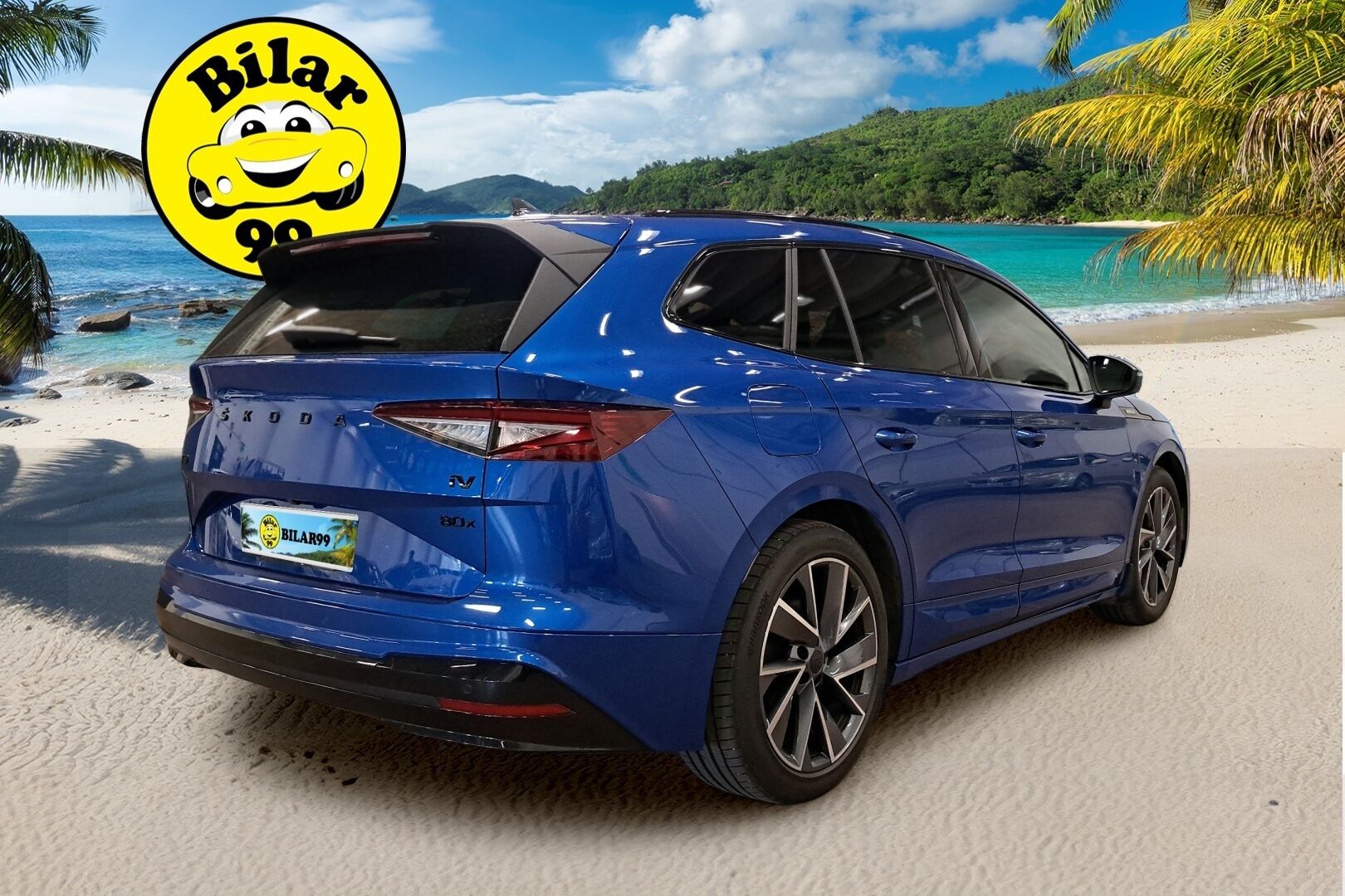 Skoda Enyaq 2023 80x 4x4 SportLine iV - | 1.om suomi-auto | ACC | Sähköinen vetokoukku | 360 kamera | HUD |Crystal Mask | Sportline |