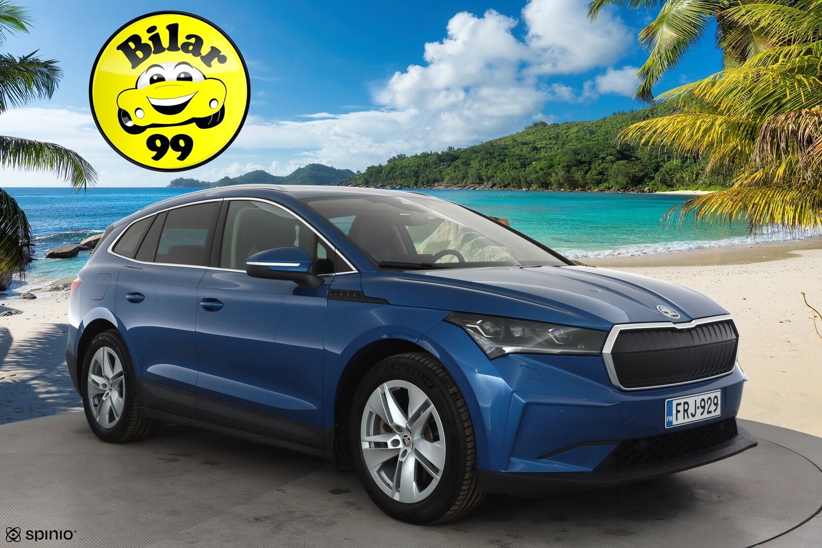 Skoda Enyaq 2023 80x 4x4 iV * ACC / ILP / Koukku / P.kamera / Matrix / Navi / Kaistavahti / Muistipenkki / Keyless * - 1-om Suomi-auto / Kahdet renkaat aluvanteilla / Merkkihuollot - HULLUT AVAJAISHULINAT KORKOTARJOUS 3,29 %