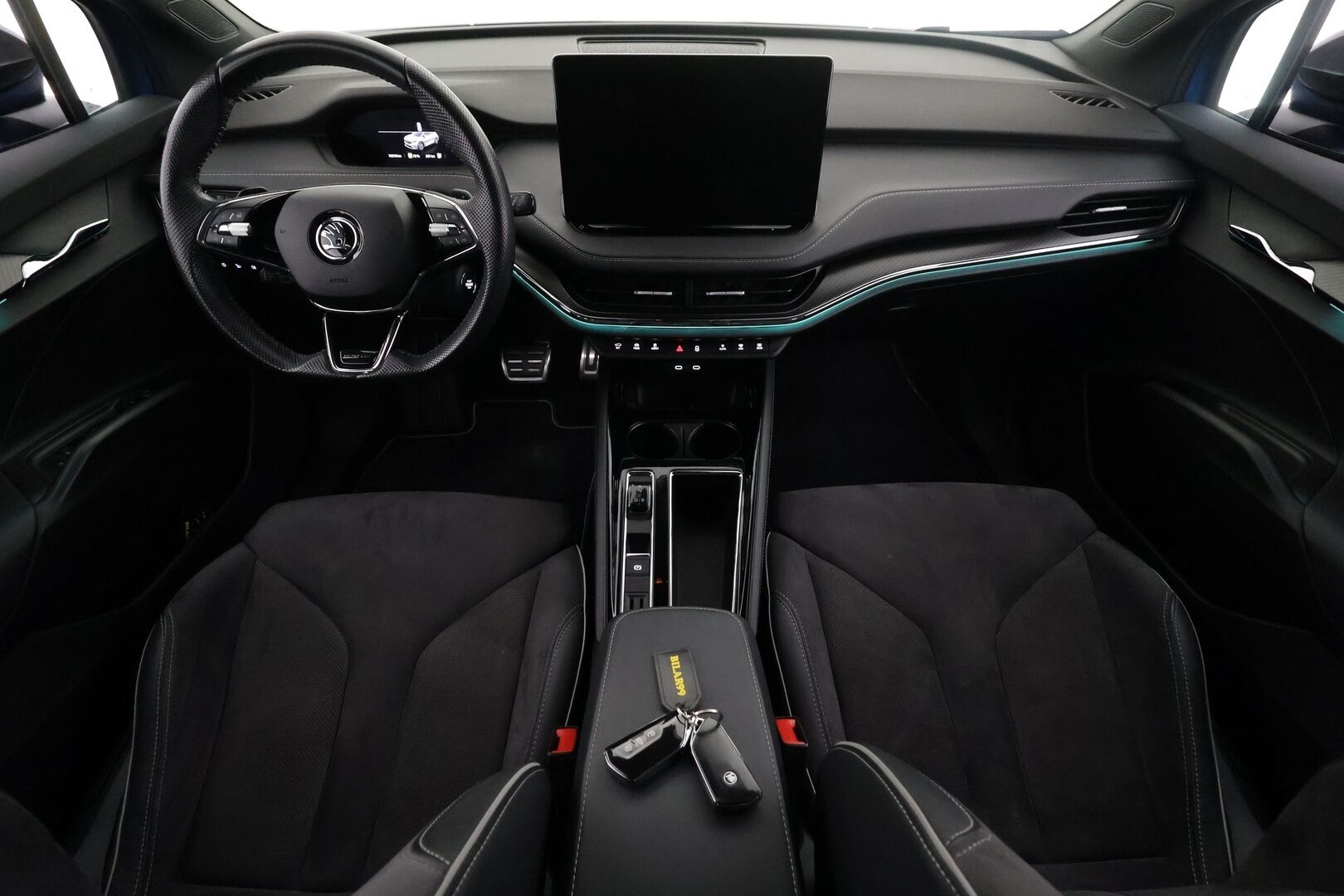 Skoda Enyaq 2023 80x 4x4 SportLine iV - | ACC | ILP | P.Kamera | Puolinahat | Ratinlämmitys | Digimittaristo | Keyless | Apple&Android | 1.Om Suomi-auto | Kahdet Renkaat | Merkkihuollettu |