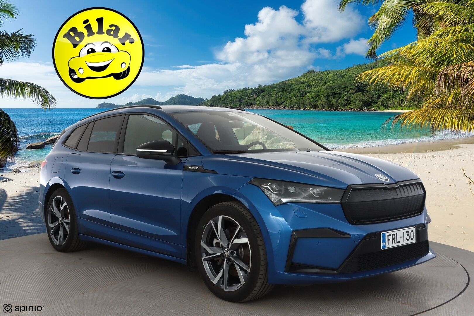 Skoda Enyaq 2023 80x 4x4 SportLine iV - | ACC | ILP | P.Kamera | Puolinahat | Ratinlämmitys | Digimittaristo | Keyless | Apple&Android | 1.Om Suomi-auto | Kahdet Renkaat | Merkkihuollettu |