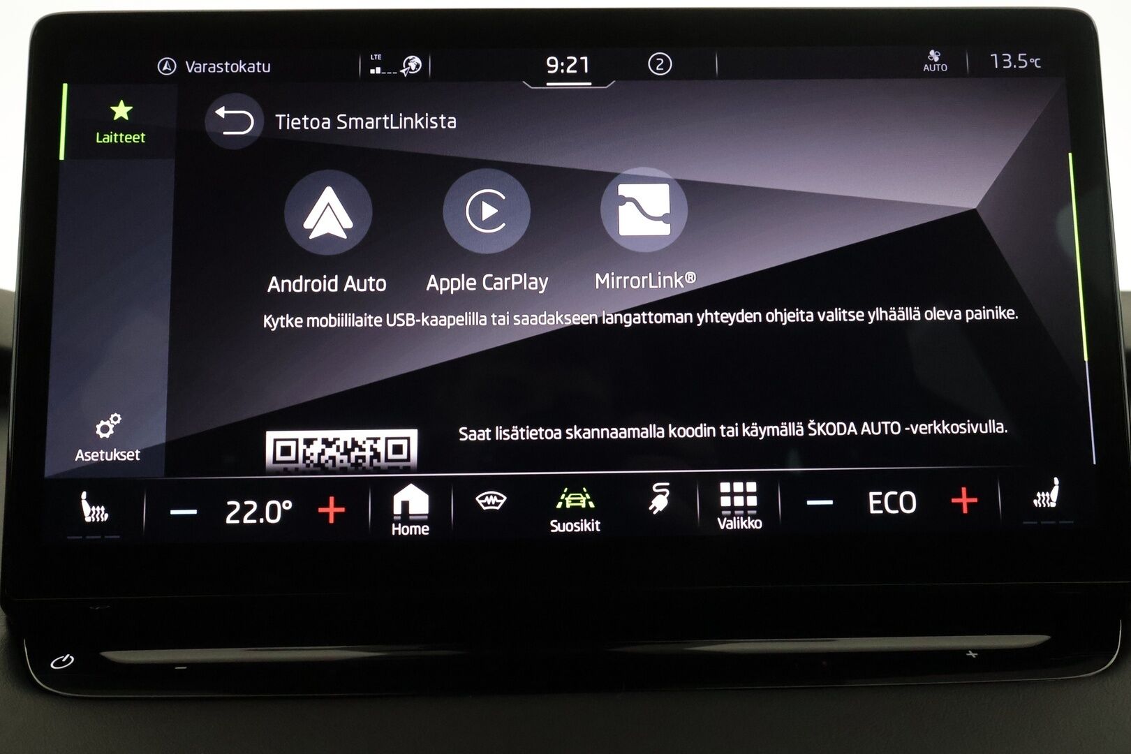 Skoda Enyaq 2023 80x 4x4 SportLine iV - | ACC | ILP | P.Kamera | Puolinahat | Ratinlämmitys | Digimittaristo | Keyless | Apple&Android | 1.Om Suomi-auto | Kahdet Renkaat | Merkkihuollettu |