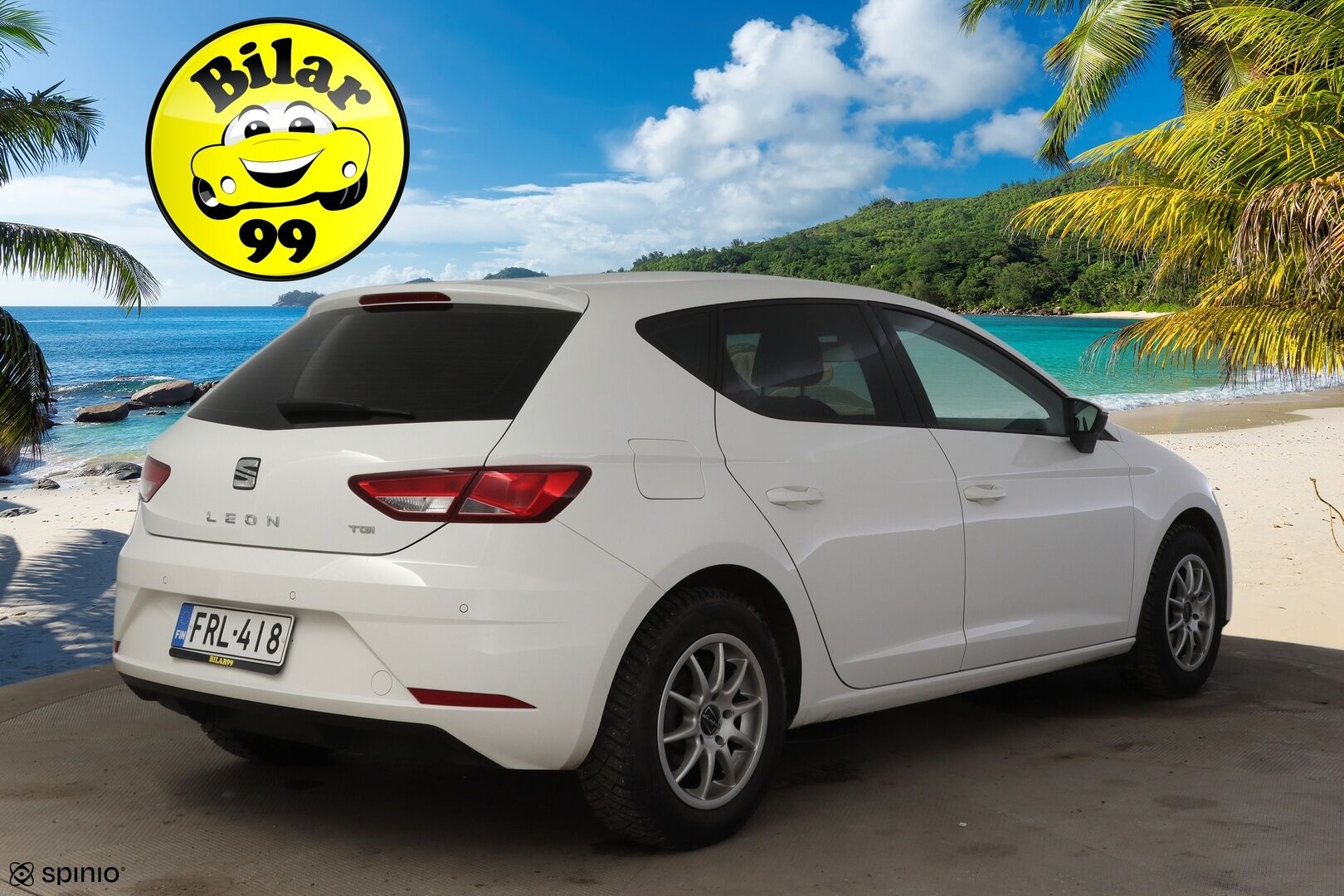 Seat Leon 2019 Leon1,5 TGI 131 Style * Lohko / Etu- ja takatutkat / Bluetooth / LED /  2x renkaat * - * Pienikulutuksinen / Jakohihna vaihdettu 02/2026 / Siistikuntoinen / Särmät huollot / 2x renkaat vanteineen *