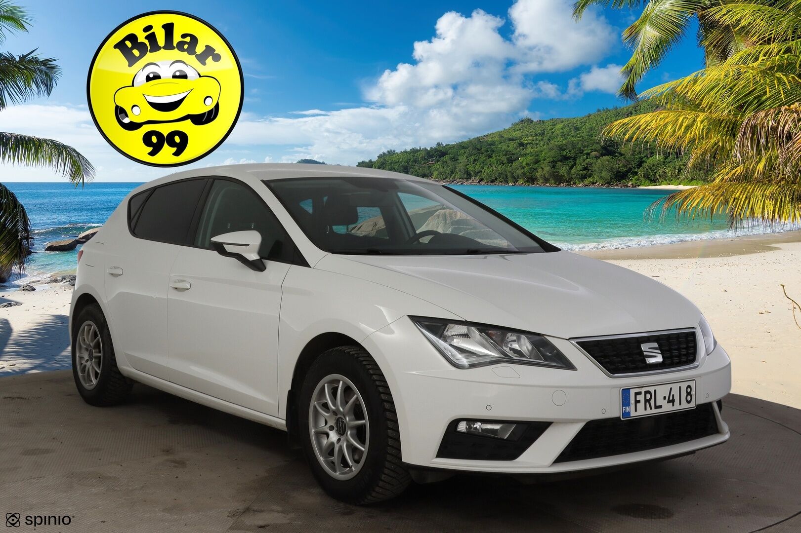 Seat Leon 2019 Leon1,5 TGI 131 Style * Lohko / Etu- ja takatutkat / Bluetooth / LED /  2x renkaat * - * Pienikulutuksinen / Jakohihna vaihdettu 02/2026 / Siistikuntoinen / Särmät huollot / 2x renkaat vanteineen *