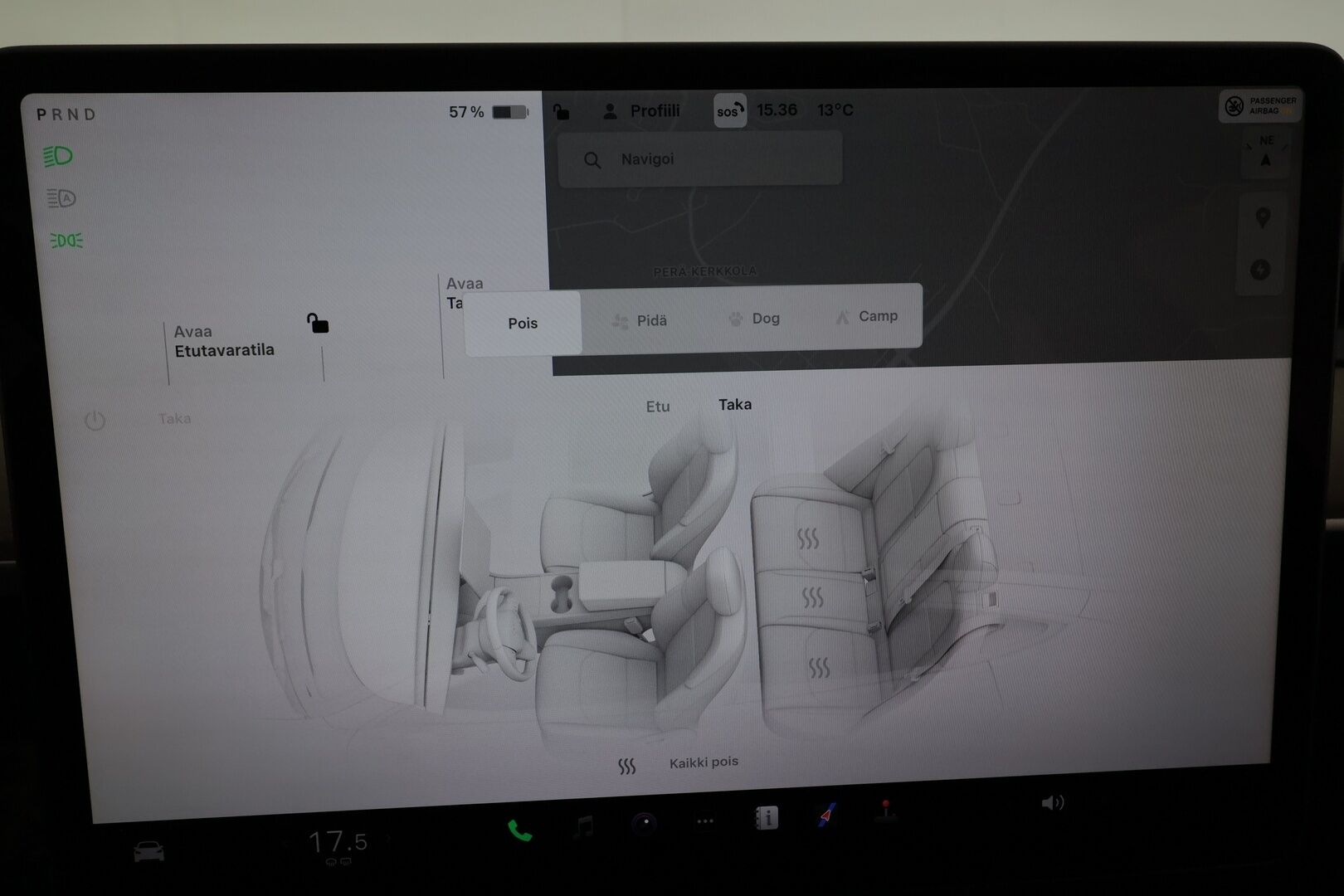 Tesla Model 3 2023 Long-Range RWD * Lasikatto / ILP / ACC / Matrix-LED / Muistipenkki / Navi / Kaistavahti / Keyless * - 1-om Suomi-auto / Kahdet renkaat