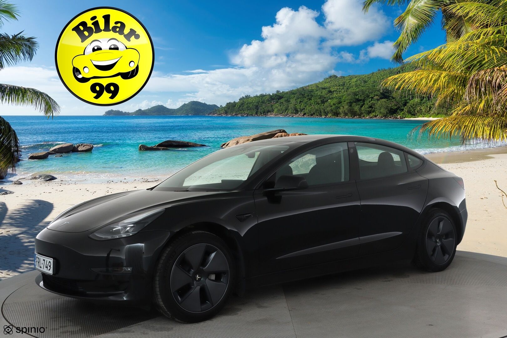 Tesla Model 3 2023 Long-Range RWD * Lasikatto / ILP / ACC / Matrix-LED / Muistipenkki / Navi / Kaistavahti / Keyless * - 1-om Suomi-auto / Kahdet renkaat