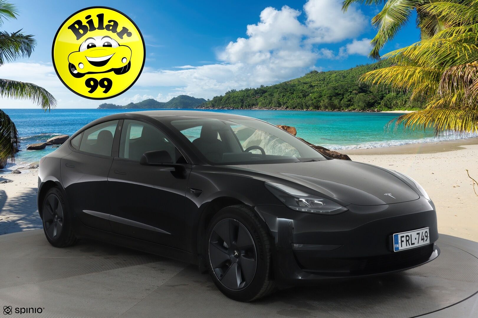 Tesla Model 3 2023 Long-Range RWD * Lasikatto / ILP / ACC / Matrix-LED / Muistipenkki / Navi / Kaistavahti / Keyless * - 1-om Suomi-auto / Kahdet renkaat