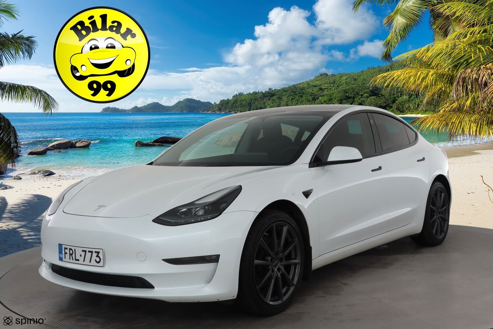 Tesla Model 3 2023 Long-Range RWD * Lasikatto / ILP / ACC / Matrix-LED / Muistipenkki / P.Kamera / Navi / Kaistavahti / Keyless * - 1-om Suomi-auto / Akku kuntotarkastettu / Kahdet renkaat vanteilla