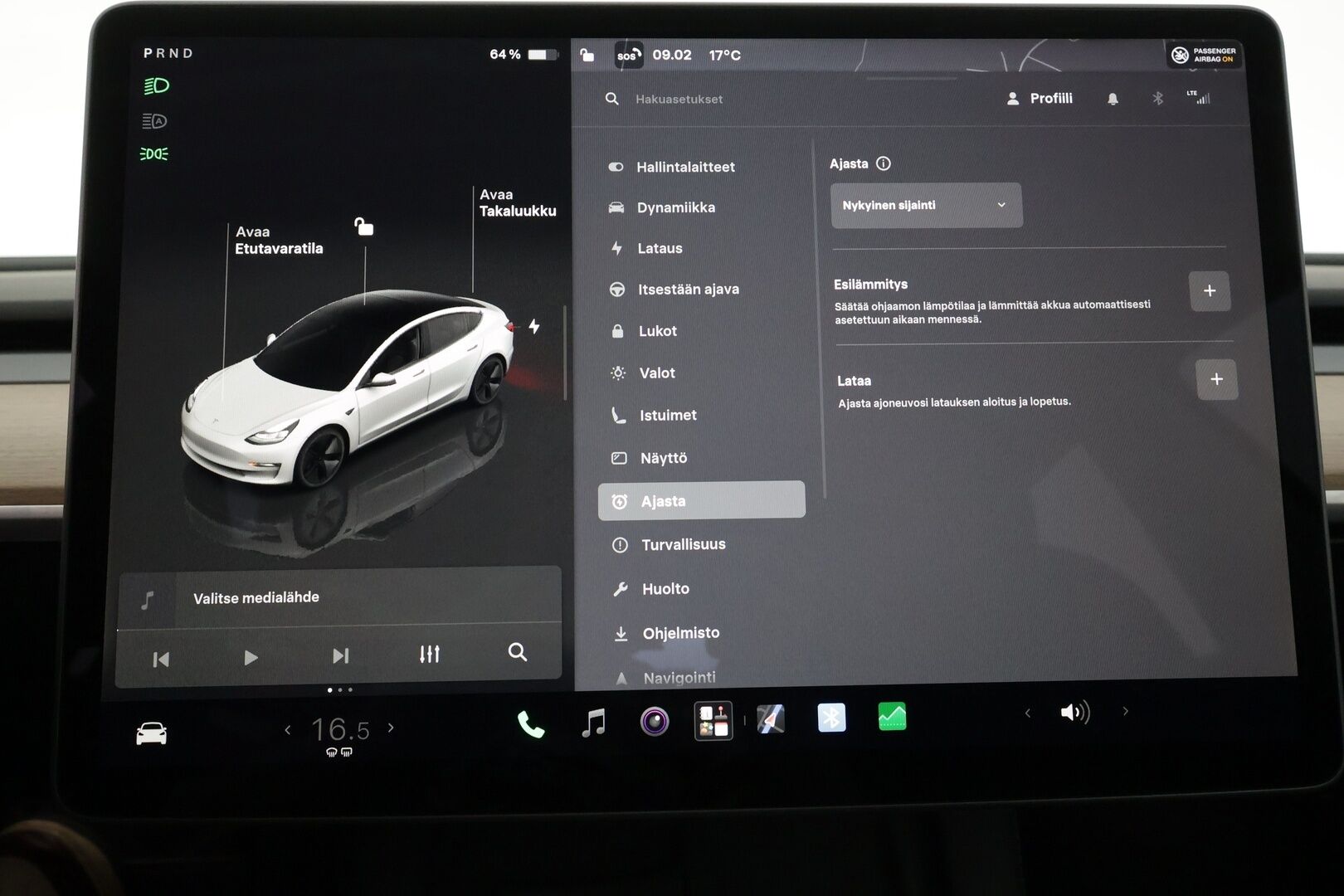 Tesla Model 3 2023 Long Range - | ACC | ILP | Ryzen | Matrix | Lasikatto | Muistipenkki | Sähkönahat | P.kamera | Autosteer | Sähk. takaluukku | 2x renkaat aluin | 1-om suomiauto | ALV | 