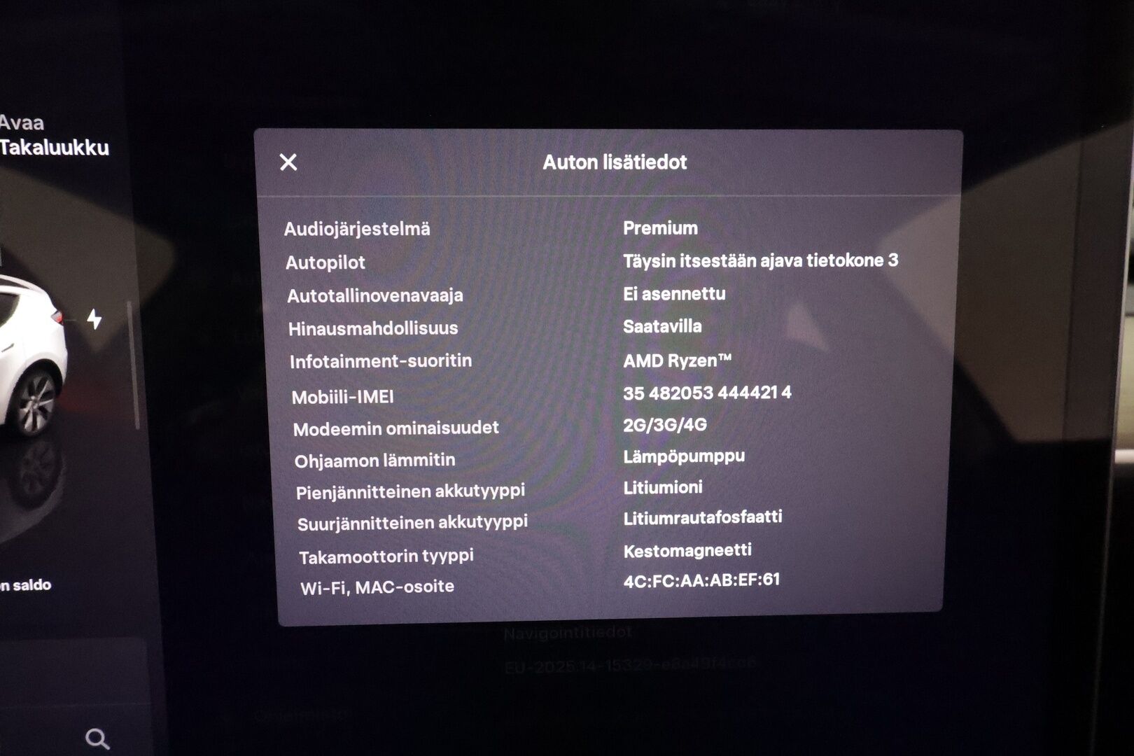 Tesla Model Y 2023 RWD **Lasikatto / ILP / Koukku / ACC / Matrix-LED / P.Kamera / Muistipenkki / Premium Audio / Navi / Kaistavahti** - 3,99 % KORKOTARJOUS TÄHÄN AUTOON 21.9. ASTI! - 1-om Suomi-auto / Kahdet Renkaat
