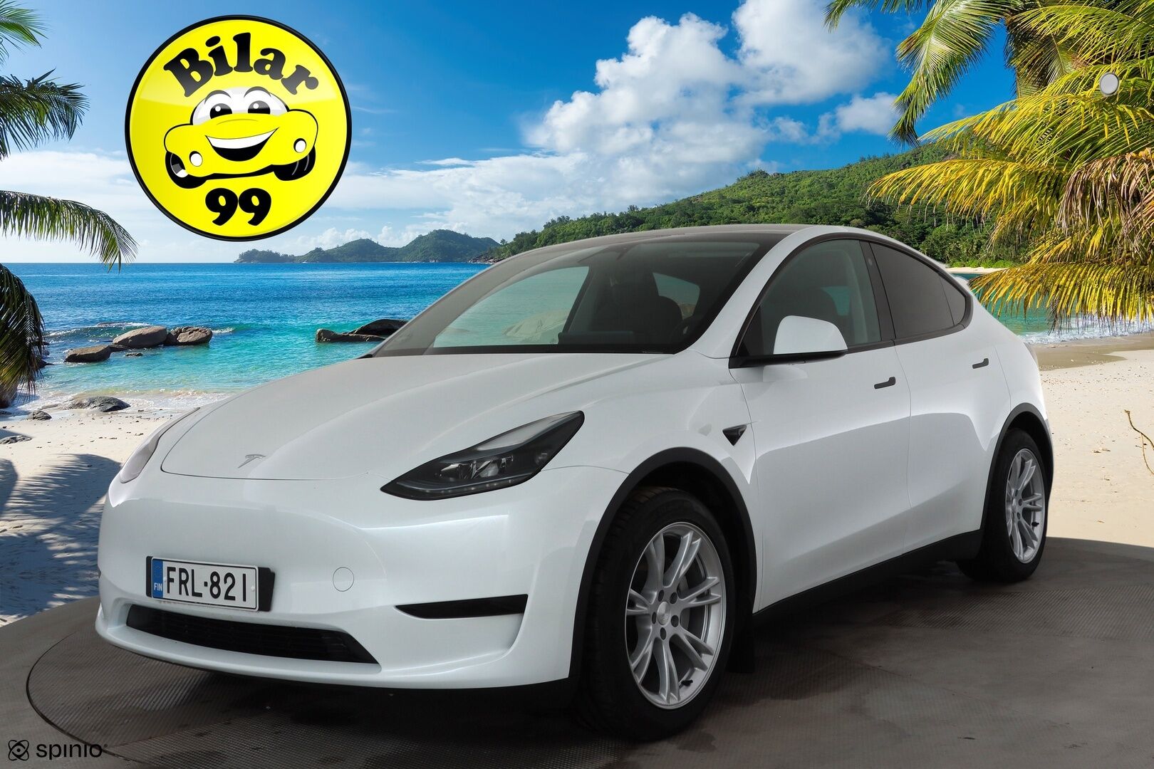 Tesla Model Y 2023 RWD * Koukku / ILP / ACC / Lasikatto / Premium Audio / P.Kamera / Matrix-LED / Muistipenkki / Kaistavahti * - 1-om Suomi-auto / Kahdet renkaat aluvanteilla