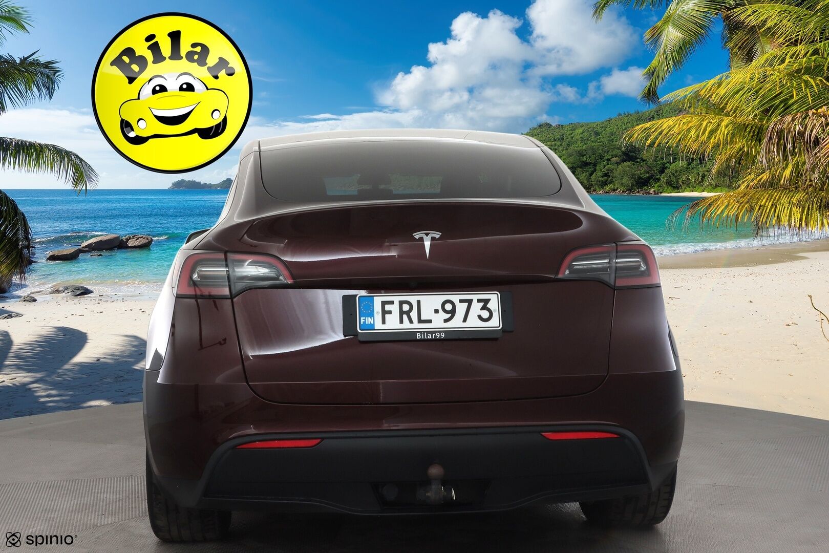 Tesla Model Y 2023 Long Range - | ACC | ILP | Koukku | 1-om suomiauto | Cherry Red | Lasikatto | Matrix | Premium Audio | Muistipenkki | Sähkönahat | Autosteer | 2x renkaat aluin | ALV | 
