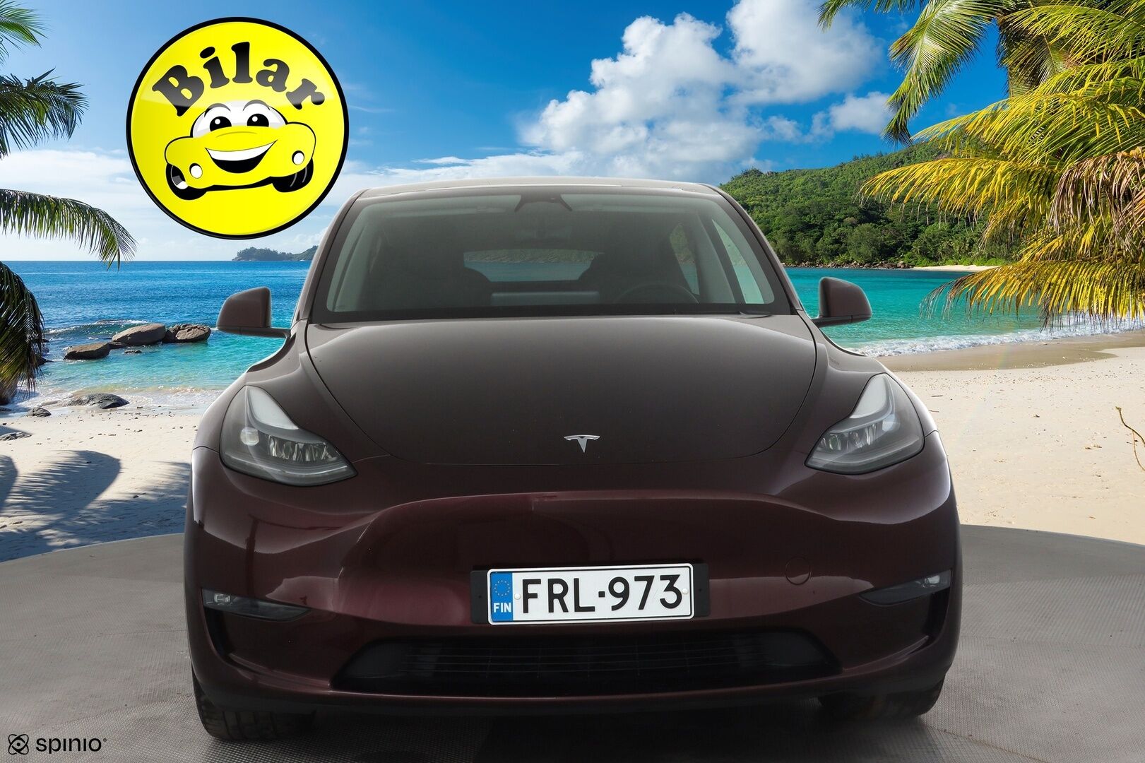 Tesla Model Y 2023 Long Range - | ACC | ILP | Koukku | 1-om suomiauto | Cherry Red | Lasikatto | Matrix | Premium Audio | Muistipenkki | Sähkönahat | Autosteer | 2x renkaat aluin | ALV | 