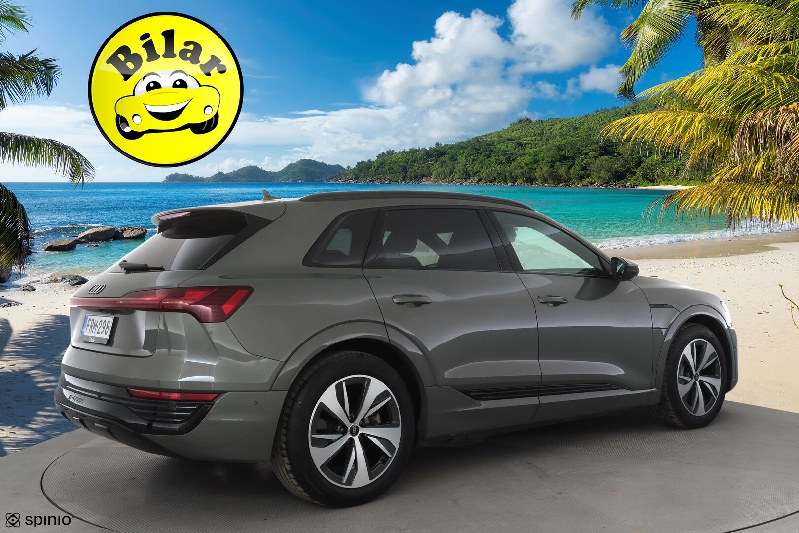 Audi Q8 e-tron 2024 Sportback 55 e-tron quattro - | ACC | Koukku | Matrix | Muistipenkki | Nahka-alcantara sporttipenkit | P.kamera | Keyless | Audi Sound System | 1-om suomiauto | 2x renkaat aluin | 