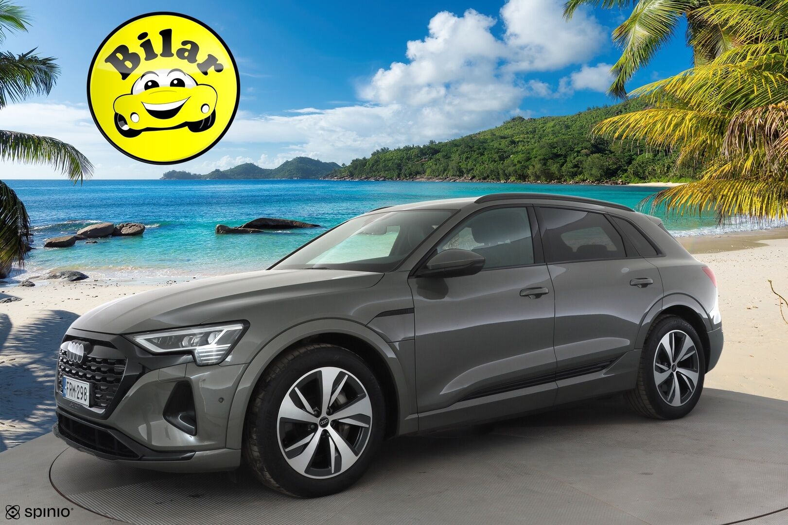 Audi Q8 e-tron 2024 Sportback 55 e-tron quattro - | ACC | Koukku | Matrix | Muistipenkki | Nahka-alcantara sporttipenkit | P.kamera | Keyless | Audi Sound System | 1-om suomiauto | 2x renkaat aluin | 