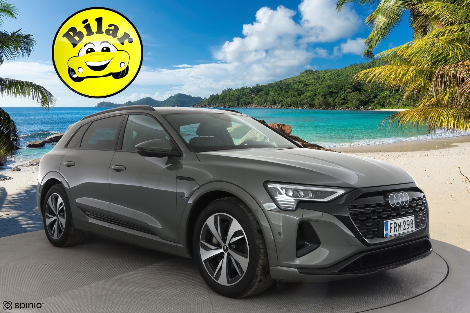 Audi Q8 e-tron 2024 Sportback 55 e-tron quattro - | ACC | Koukku | Matrix | Muistipenkki | Nahka-alcantara sporttipenkit | P.kamera | Keyless | Audi Sound System | 1-om suomiauto | 2x renkaat aluin | 