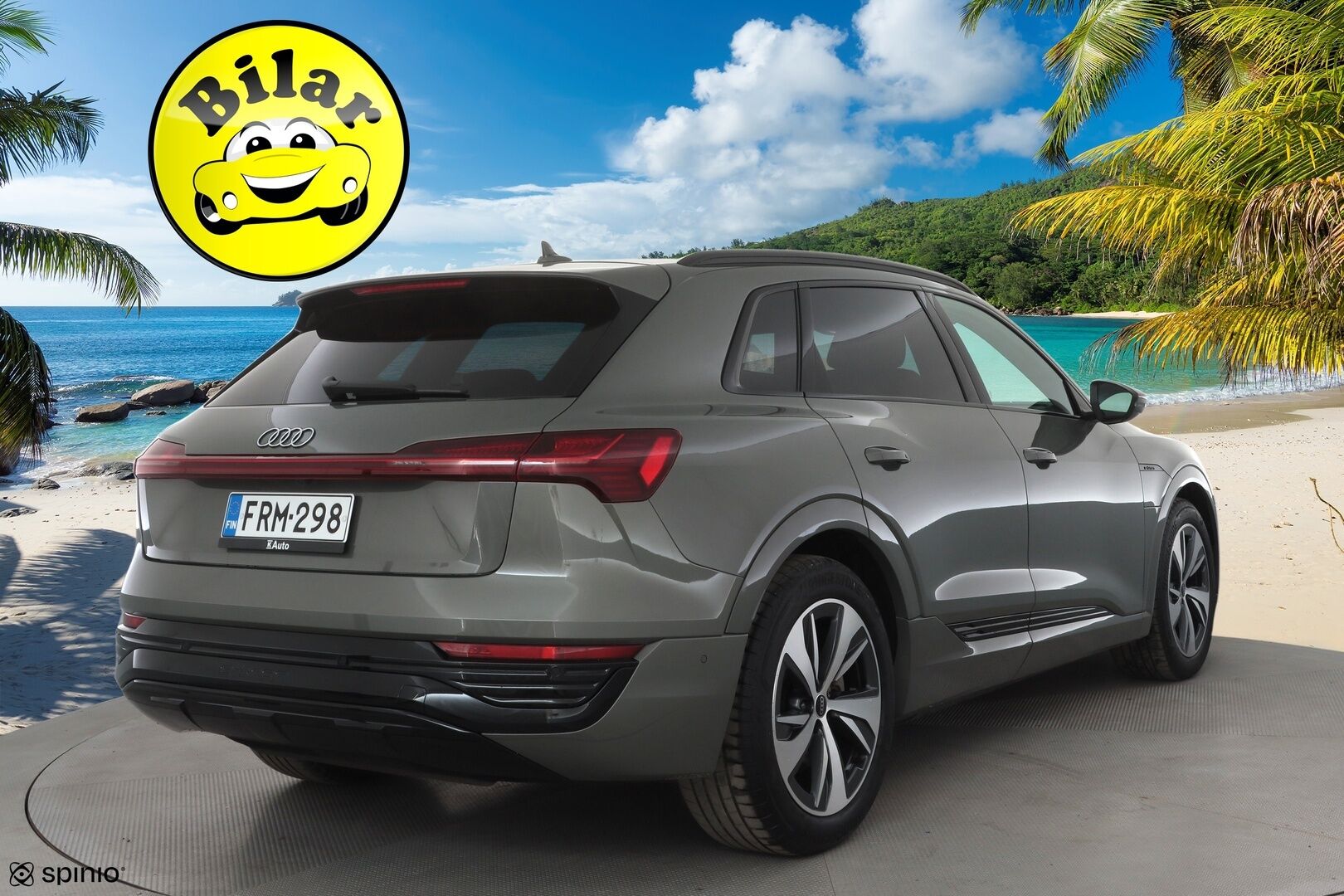 Audi Q8 e-tron 2024 Sportback 55 e-tron quattro - | ACC | Koukku | Matrix | Muistipenkki | Nahka-alcantara sporttipenkit | P.kamera | Keyless | Audi Sound System | 1-om suomiauto | 2x renkaat aluin | 