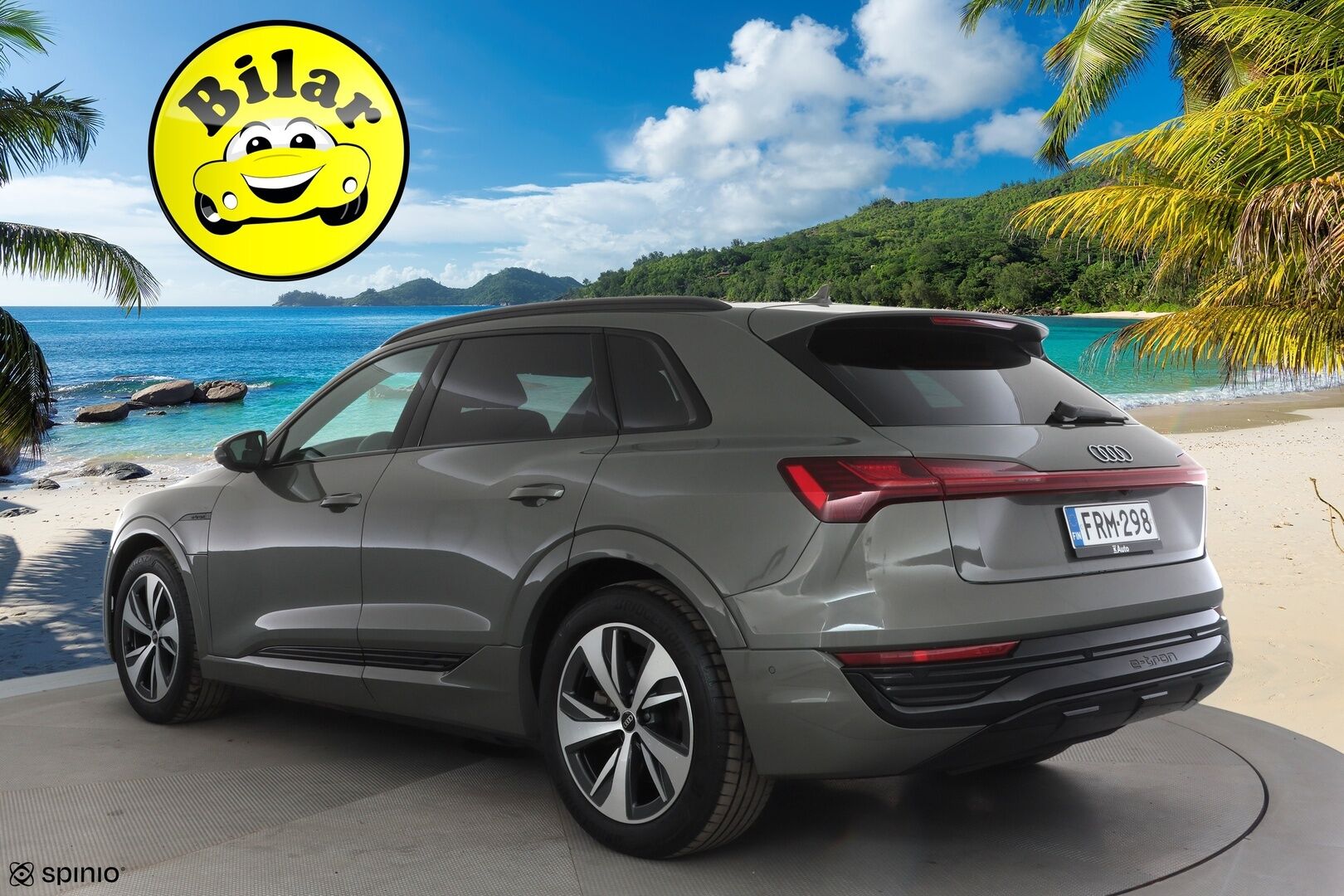 Audi Q8 e-tron 2024 Sportback 55 e-tron quattro - | ACC | Koukku | Matrix | Muistipenkki | Nahka-alcantara sporttipenkit | P.kamera | Keyless | Audi Sound System | 1-om suomiauto | 2x renkaat aluin | 