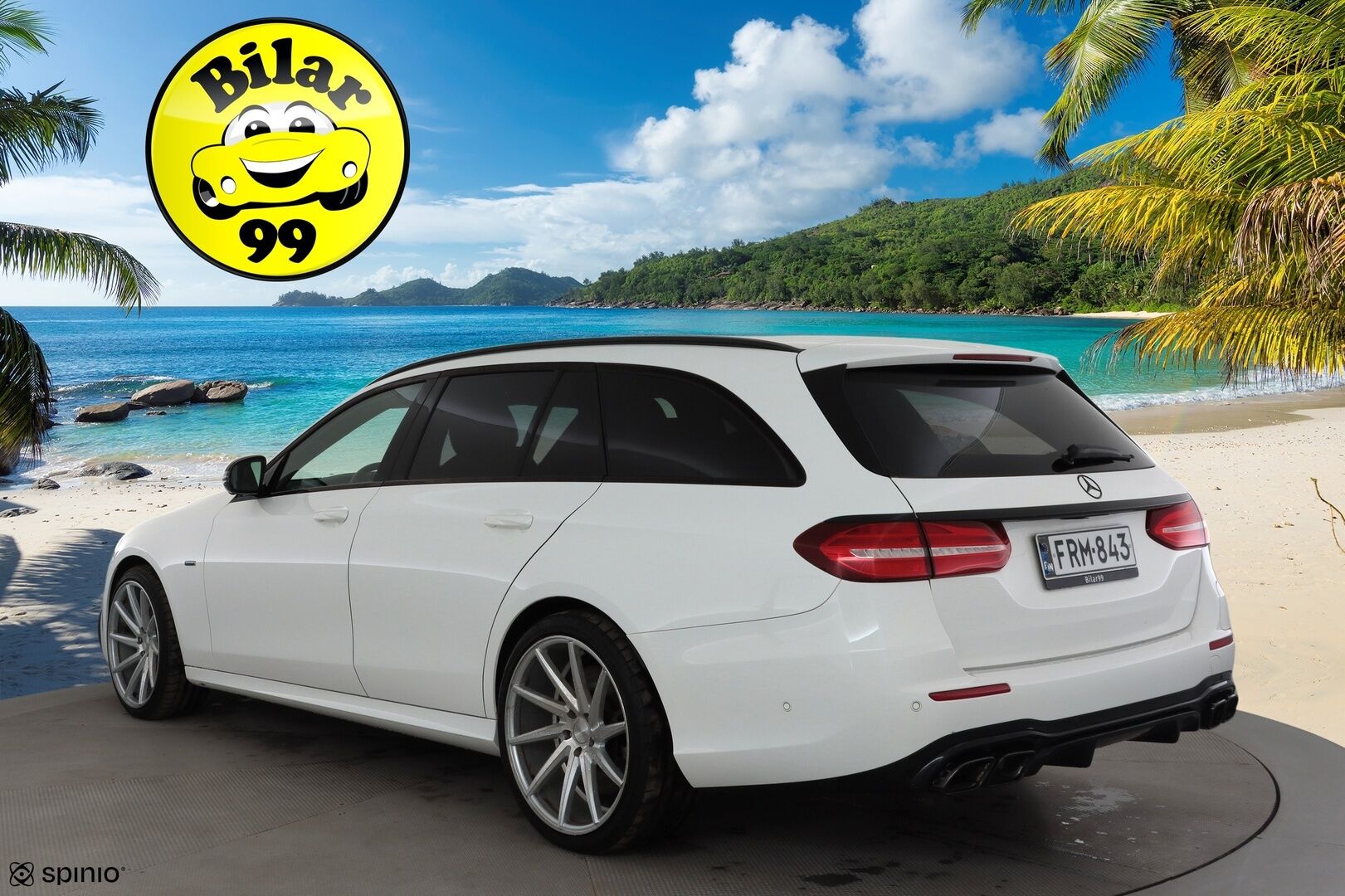 Mercedes-Benz E 2020 300 de T A Business Edition AMG EQ Power * Distronic / Multibeam / 360 / Burmester / Sportpenkit / Navi / Kaistavahti * - Widescreen / Kahdet renkaat aluvanteilla