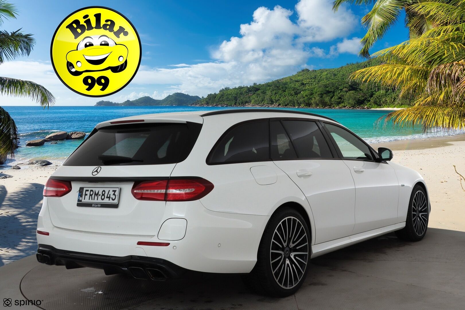 Mercedes-Benz E 2020 300 de T A Business Edition AMG EQ Power * Distronic / Multibeam / 360 / Burmester / Sportpenkit / Navi / Kaistavahti * - Widescreen / Kahdet renkaat aluvanteilla