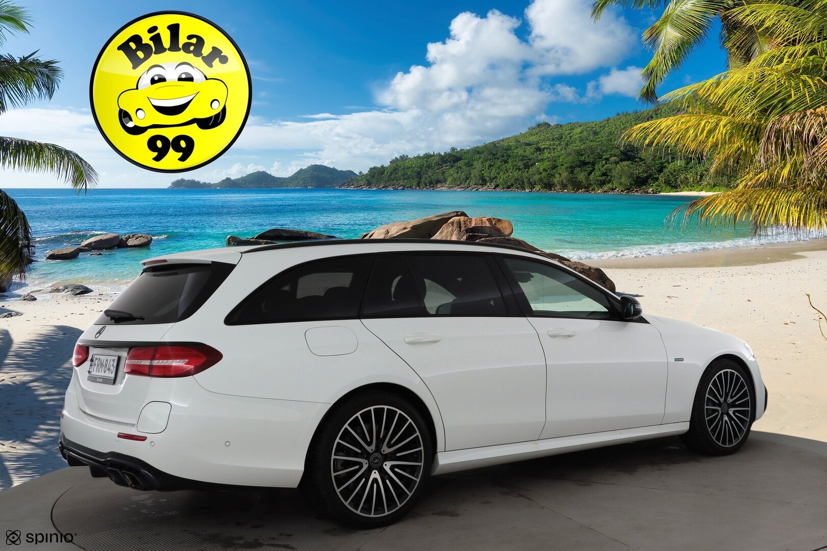 Mercedes-Benz E 2020 300 de T A Business Edition AMG EQ Power * Distronic / Multibeam / 360 / Burmester / Sportpenkit / Navi / Kaistavahti * - Widescreen / Kahdet renkaat aluvanteilla