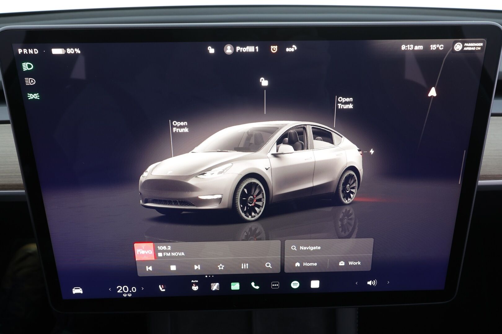 Tesla Model Y 2023 Performance * Lasikatto / Koukku / Premium Audio / Matrix LED / P.kamera / ILP / Mustat nahat * - 1.Om Suomi-auto / Kahdet renkaat aluvanteilla