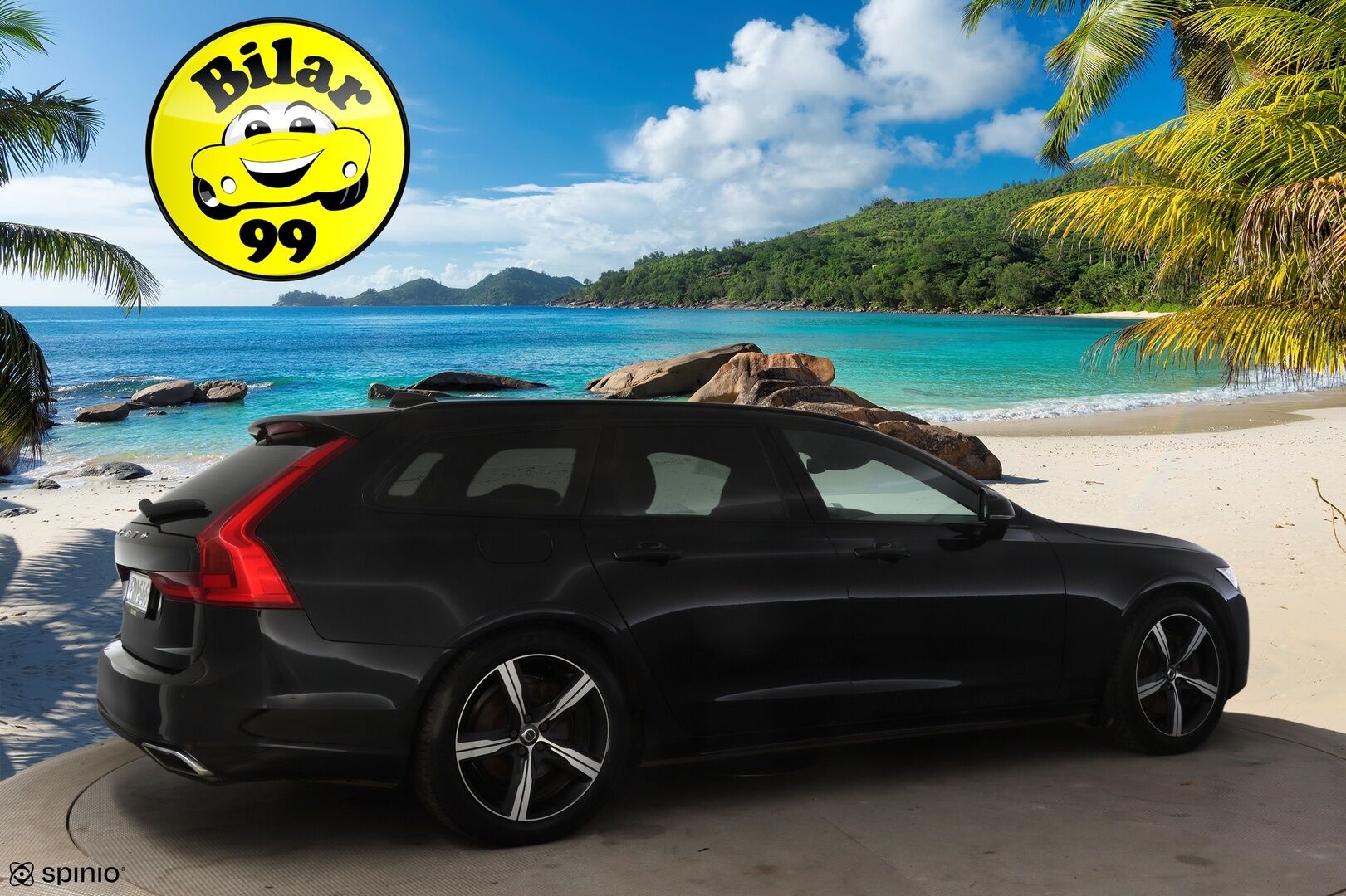 Volvo V90 2020 T8 TwE AWD R-Design aut * Adapt.Cruise / VOC / Ratin lämmitys / Koukku * - Merkkihuollettu / Webasto / 2x hyvät renkaat