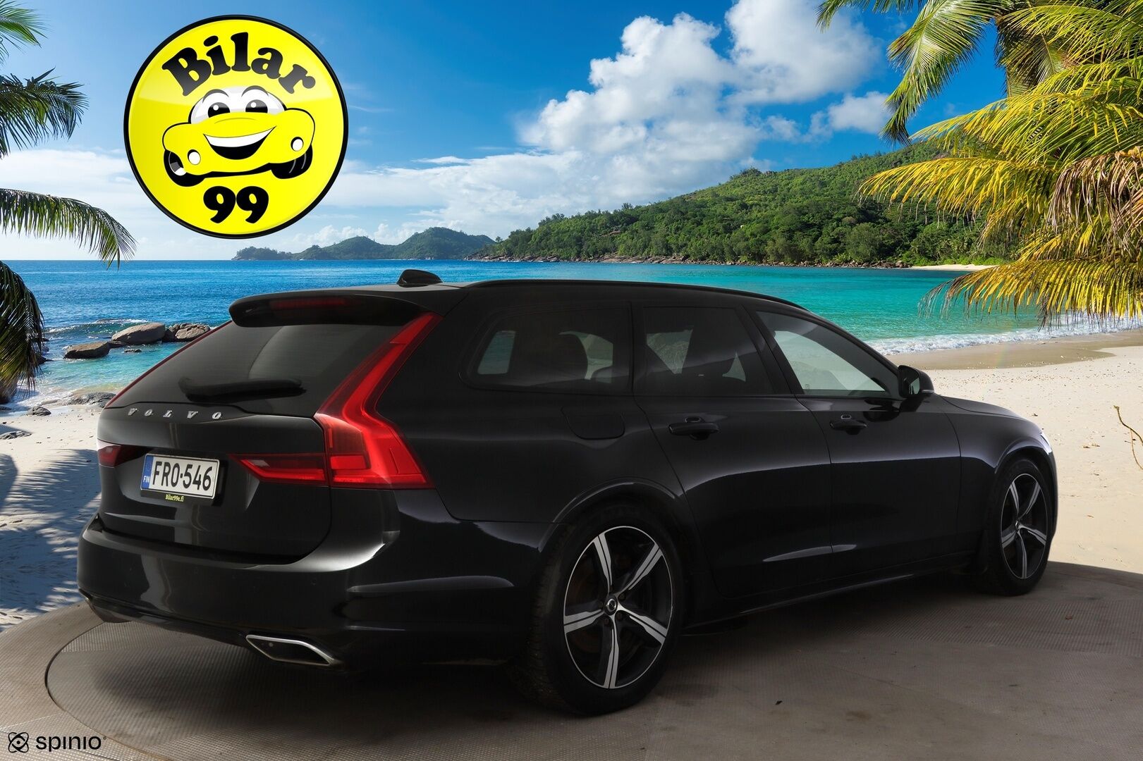 Volvo V90 2020 T8 TwE AWD R-Design aut * Adapt.Cruise / VOC / Ratin lämmitys / Koukku * - Merkkihuollettu / Webasto / 2x hyvät renkaat
