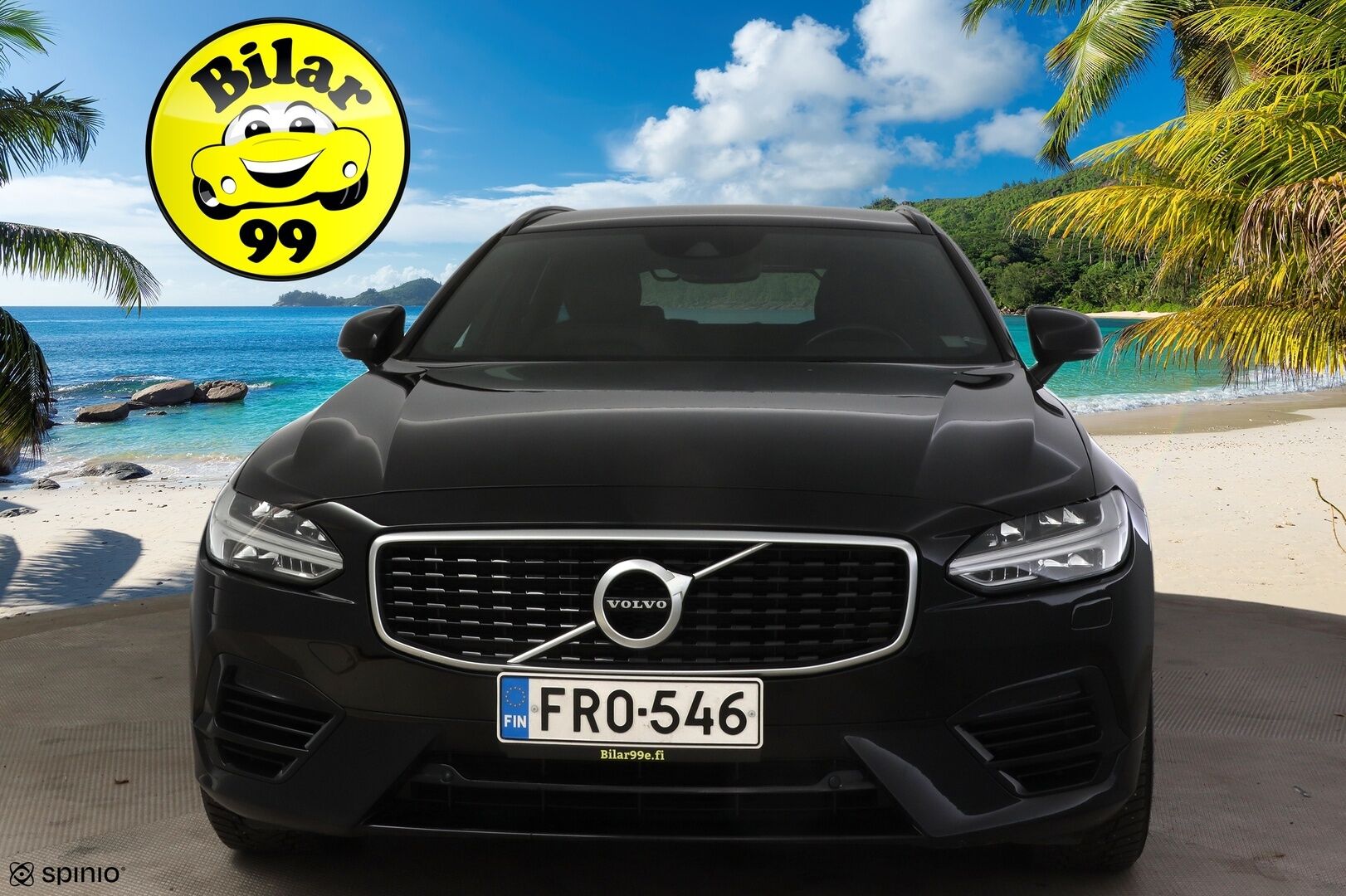 Volvo V90 2020 T8 TwE AWD R-Design aut * Adapt.Cruise / VOC / Ratin lämmitys / Koukku * - Merkkihuollettu / Webasto / 2x hyvät renkaat