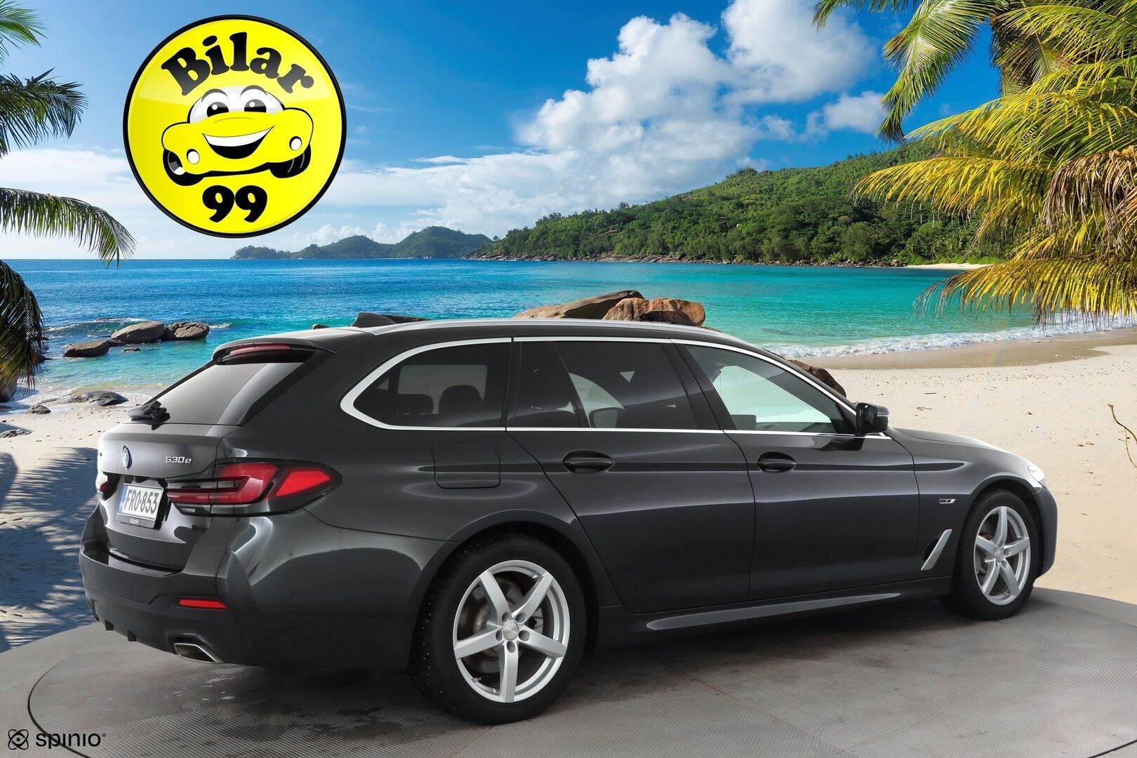 BMW 530 2023 G31 Touring 530e xDrive A Charged Edition M Sport * ACC / Nahkasiusta / Sporttipenkit / Koukku / P.Kamera / Hifi / LED * - 1-om Suomi-auto / Akku kuntotarkastettu SoH 91,2% / Kahdet renkaat aluvanteilla / 2x Latauskaapelit - HULLUT AVAJAISHULINAT KORKOTARJOUS 3,29 %