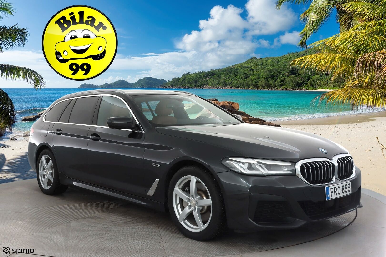 BMW 530 2023 G31 Touring 530e xDrive A Charged Edition M Sport * ACC / Nahkasiusta / Sporttipenkit / Koukku / P.Kamera / Hifi / LED * - 1-om Suomi-auto / Akku kuntotarkastettu SoH 91,2% / Kahdet renkaat aluvanteilla / 2x Latauskaapelit - HULLUT AVAJAISHULINAT KORKOTARJOUS 3,29 %