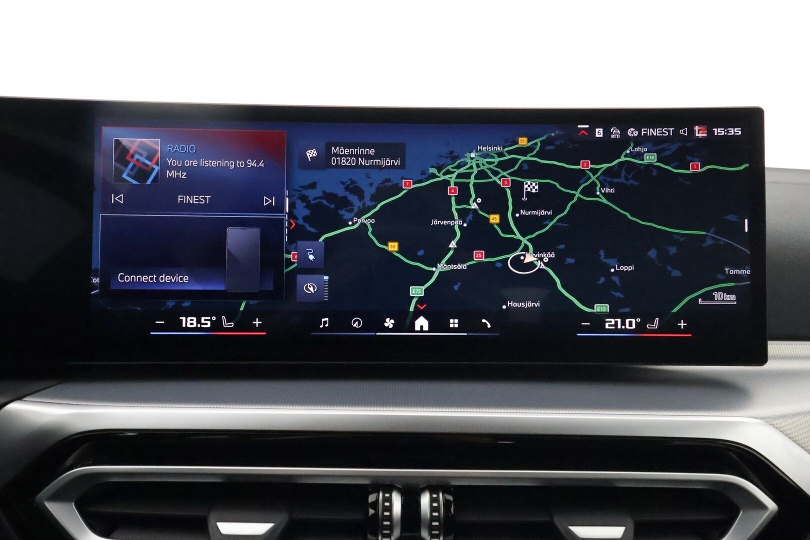 BMW i4 M50 2023 M-Sport LCi ** Shadowline / Laser LED / HarmanKardon / 360° Kamera / Koukku / Adapt. vakkari / Muistipenkki / Apple&Android ** - 2,99 % KORKOTARJOUS TÄHÄN AUTOON - Navi / Kaistavahti / KeylessGo / 2x Renkaat