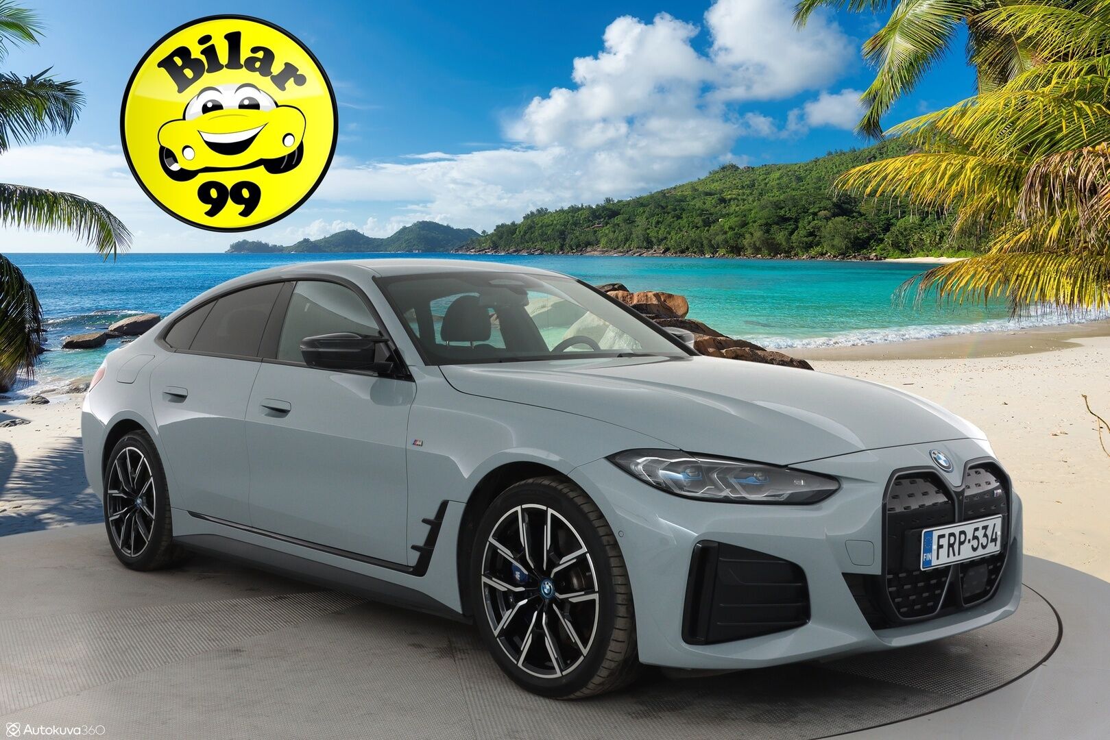 BMW i4 M50 2023 M-Sport LCi ** Shadowline / Laser LED / HarmanKardon / 360° Kamera / Koukku / Adapt. vakkari / Muistipenkki / Apple&Android ** - 2,99 % KORKOTARJOUS TÄHÄN AUTOON - Navi / Kaistavahti / KeylessGo / 2x Renkaat