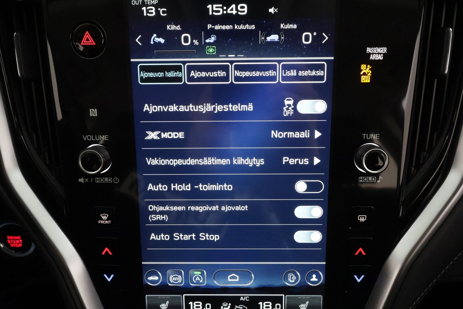 Subaru Outback 2024 2,5i Adventure CVT * Webasto / Koukku / ACC / Matrix / P.Kamera / Kaistavahti / Sähköpenkit * - 1-om Suomi-auto / Kahdet renkaat aluvanteilla