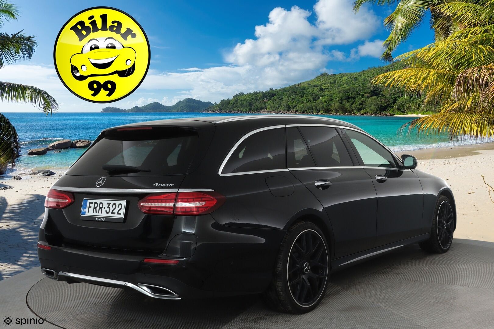 Mercedes-Benz E 2021 300 de 4MATIC T A EQ Power AMG * 360° / Widescreen / Koukku / Multibeam / Lisälämmitin / Navi * - Kahdet renkaat aluvanteilla